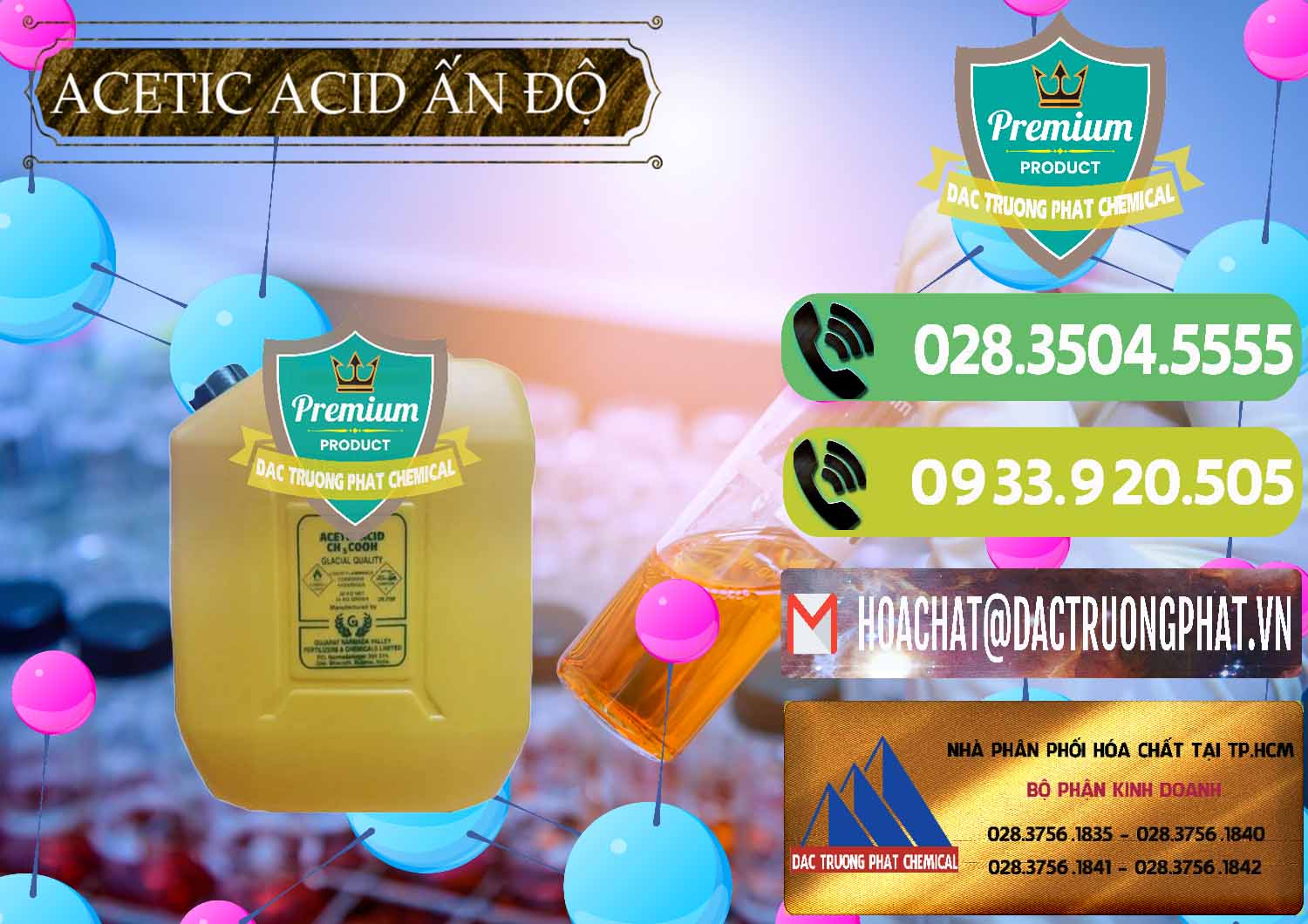 Nơi bán ( cung cấp ) Acetic Acid – Axit Acetic Ấn Độ India - 0359 - Cty chuyên cung cấp _ nhập khẩu hóa chất tại TP.HCM - hoachatmientay.vn