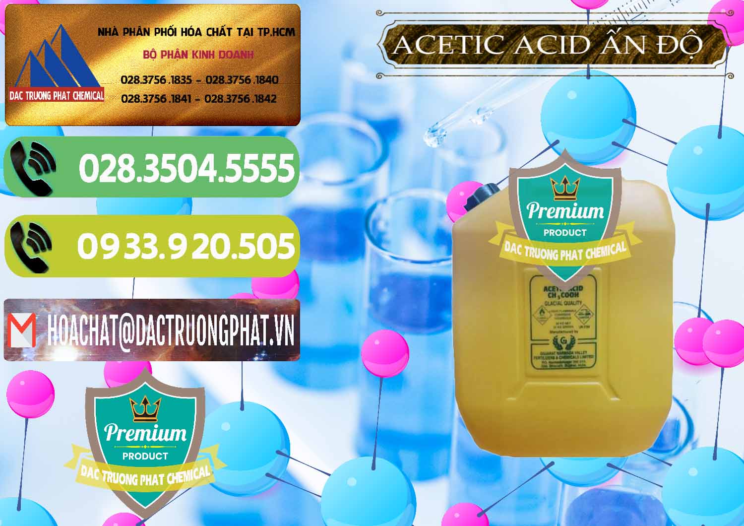 Công ty chuyên bán & phân phối Acetic Acid – Axit Acetic Ấn Độ India - 0359 - Kinh doanh - phân phối hóa chất tại TP.HCM - hoachatmientay.vn