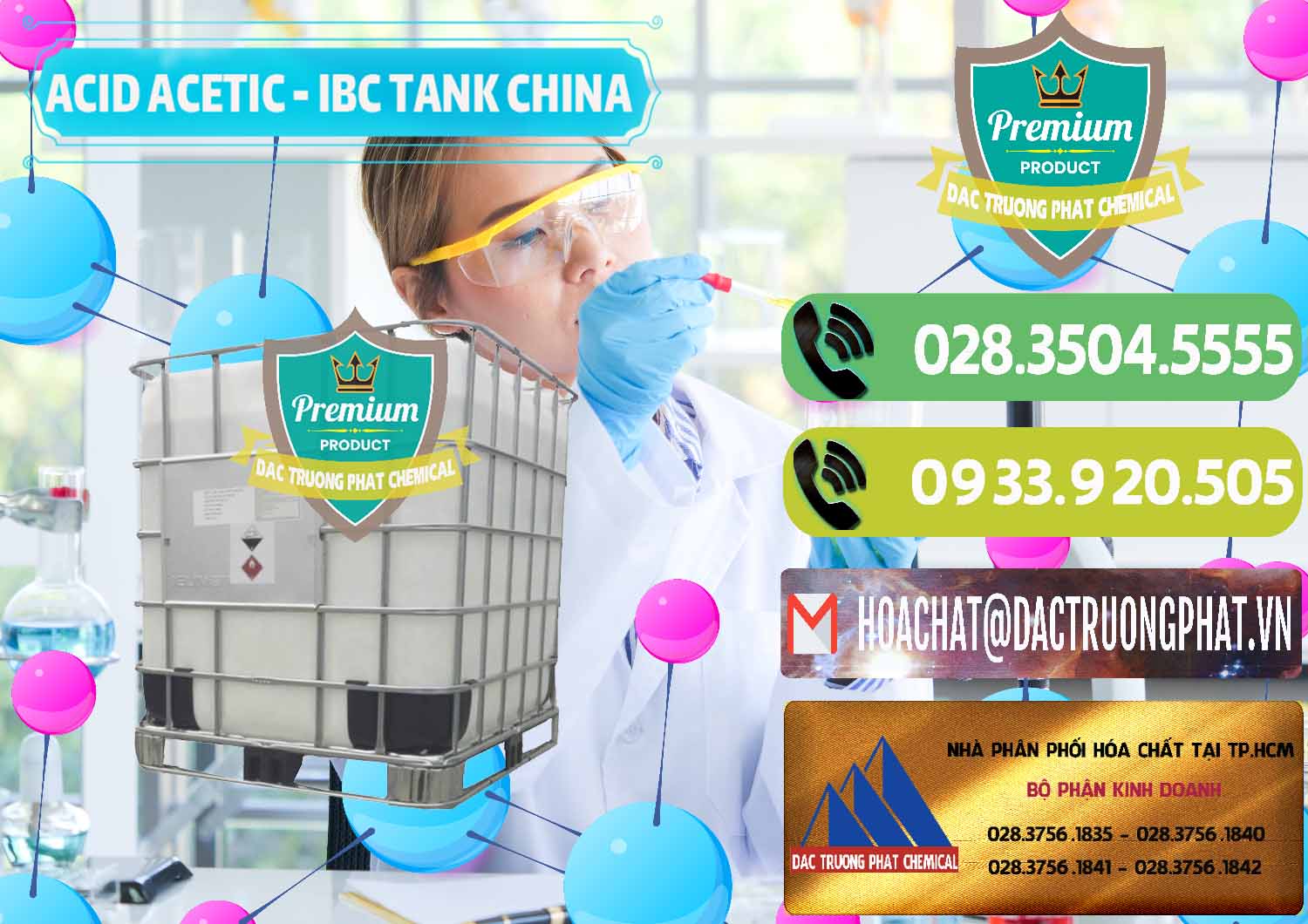 Công ty chuyên kinh doanh và bán Acetic Acid – Axit Acetic Tank Bồn IBC Trung Quốc China - 0443 - Cty phân phối ( bán ) hóa chất tại TP.HCM - hoachatmientay.vn
