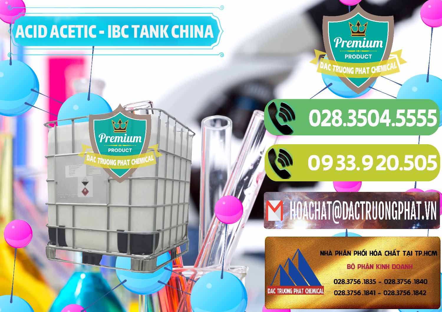 Công ty chuyên phân phối và bán Acetic Acid – Axit Acetic Tank Bồn IBC Trung Quốc China - 0443 - Nhà phân phối - cung cấp hóa chất tại TP.HCM - hoachatmientay.vn