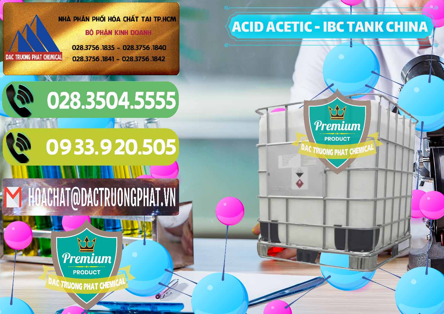 Chuyên cung ứng & bán Acetic Acid – Axit Acetic Tank Bồn IBC Trung Quốc China - 0443 - Cty cung cấp và phân phối hóa chất tại TP.HCM - hoachatmientay.vn