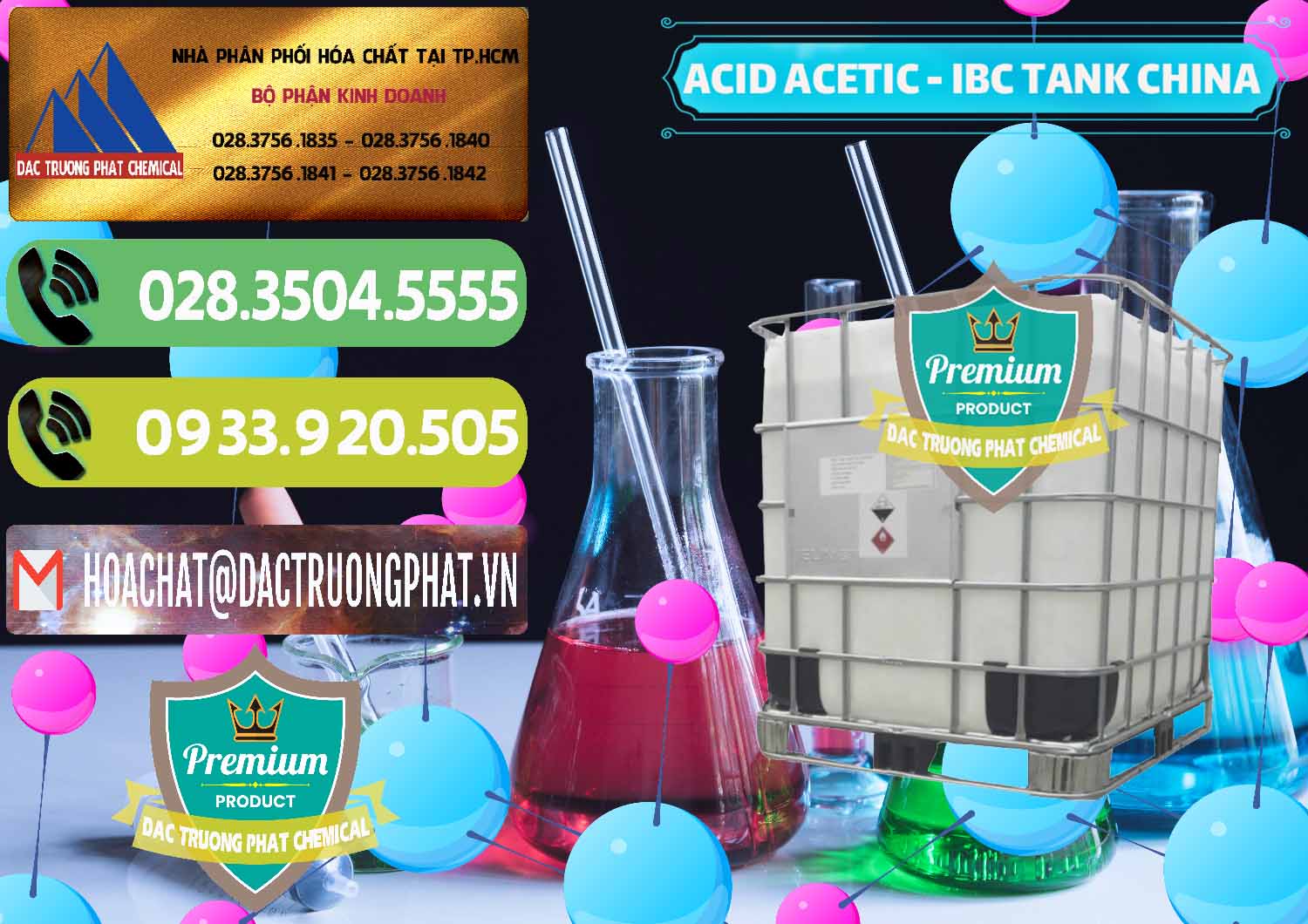 Nơi bán ( phân phối ) Acetic Acid – Axit Acetic Tank Bồn IBC Trung Quốc China - 0443 - Nhà cung cấp và kinh doanh hóa chất tại TP.HCM - hoachatmientay.vn
