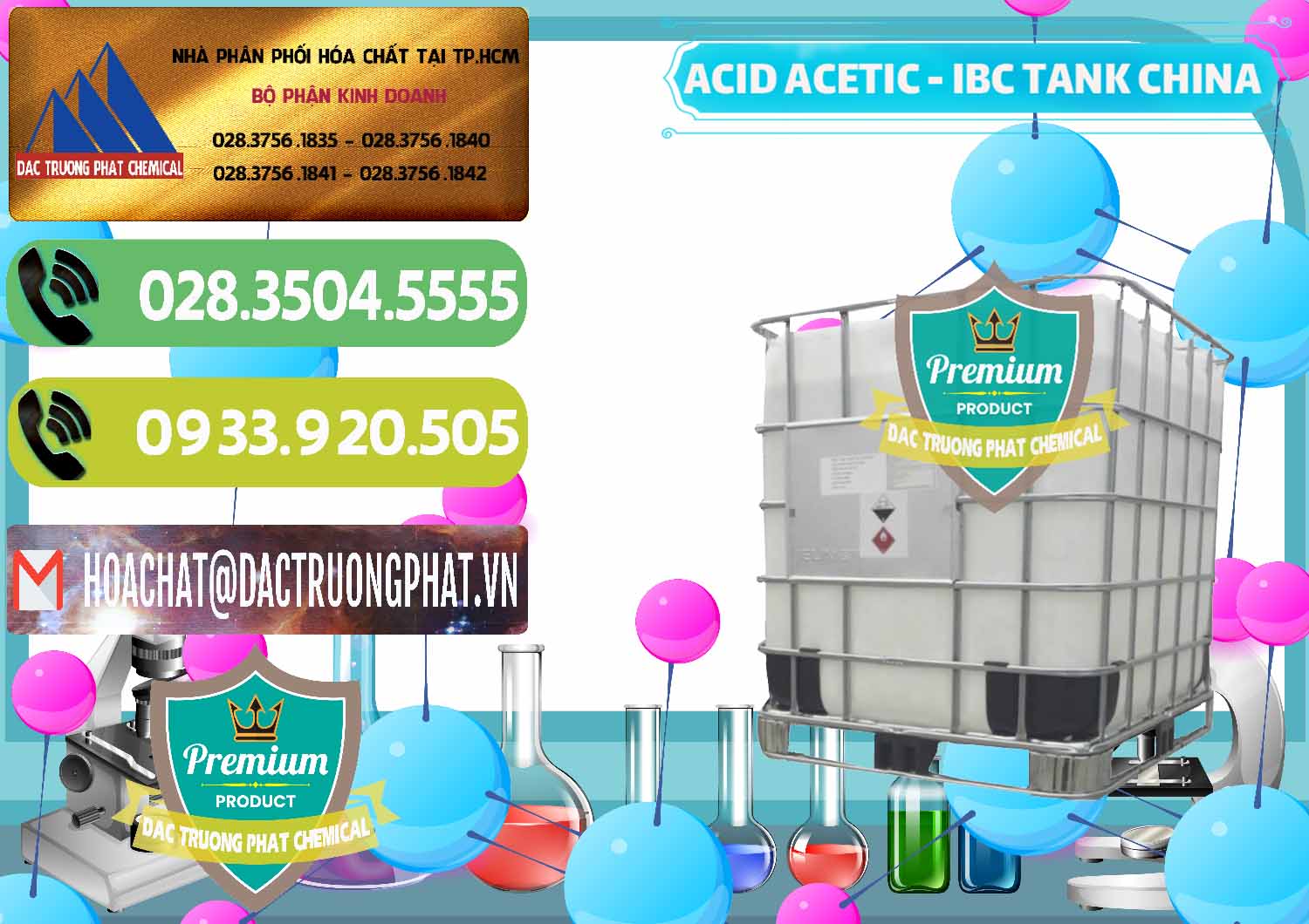 Nhà cung cấp _ bán Acetic Acid – Axit Acetic Tank Bồn IBC Trung Quốc China - 0443 - Chuyên cung cấp & nhập khẩu hóa chất tại TP.HCM - hoachatmientay.vn