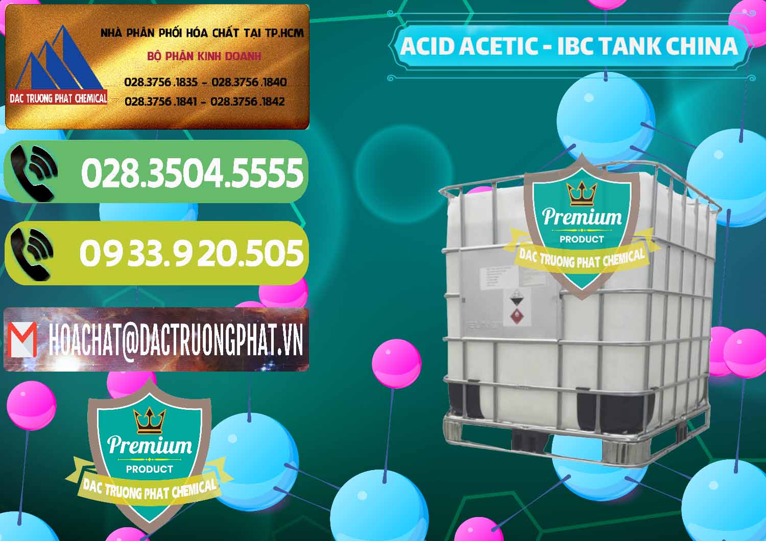 Nơi phân phối _ bán Acetic Acid – Axit Acetic Tank Bồn IBC Trung Quốc China - 0443 - Nơi cung cấp & kinh doanh hóa chất tại TP.HCM - hoachatmientay.vn
