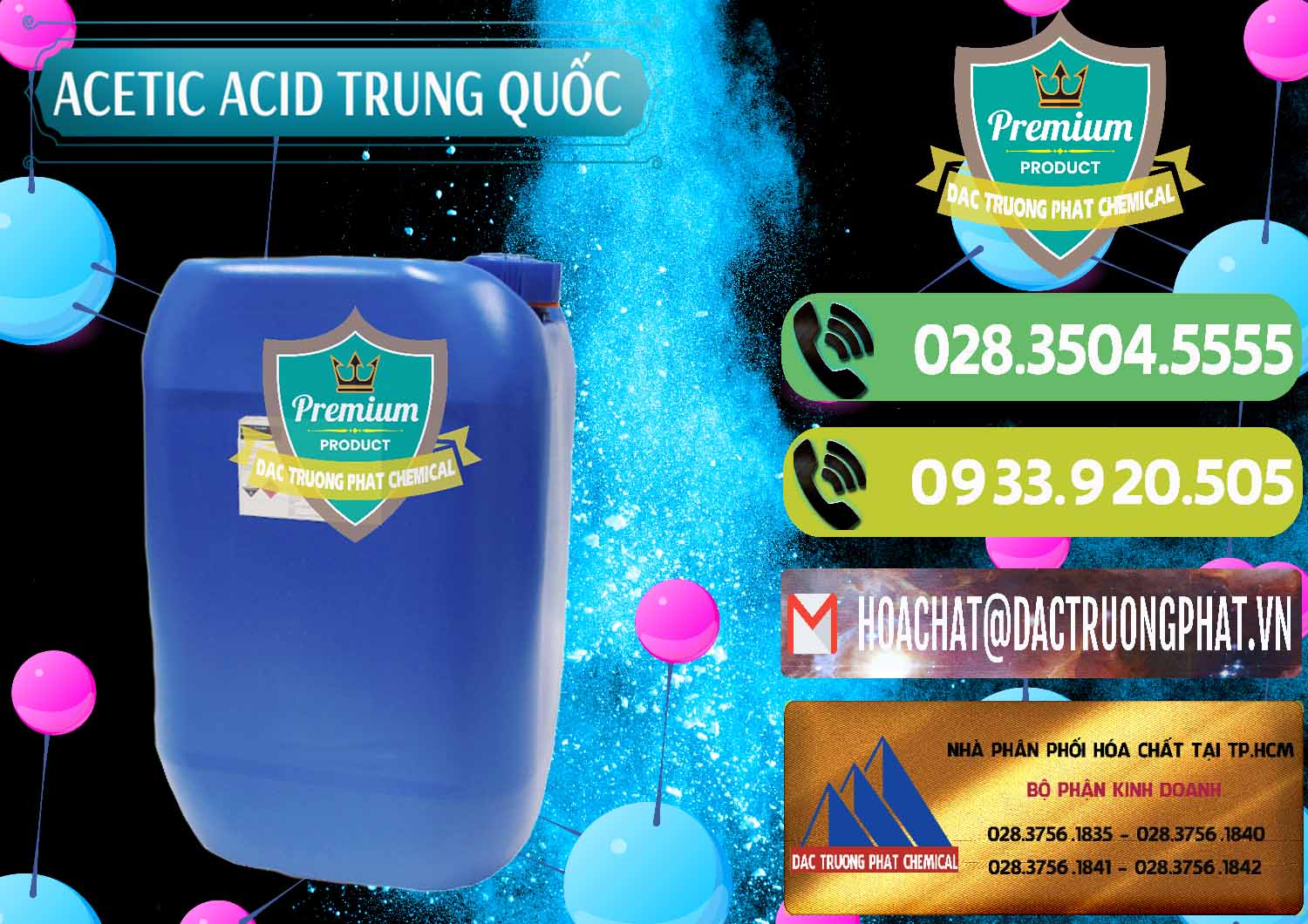 Công ty chuyên phân phối ( bán ) Acetic Acid – Axit Acetic Trung Quốc China - 0358 - Phân phối & nhập khẩu hóa chất tại TP.HCM - hoachatmientay.vn