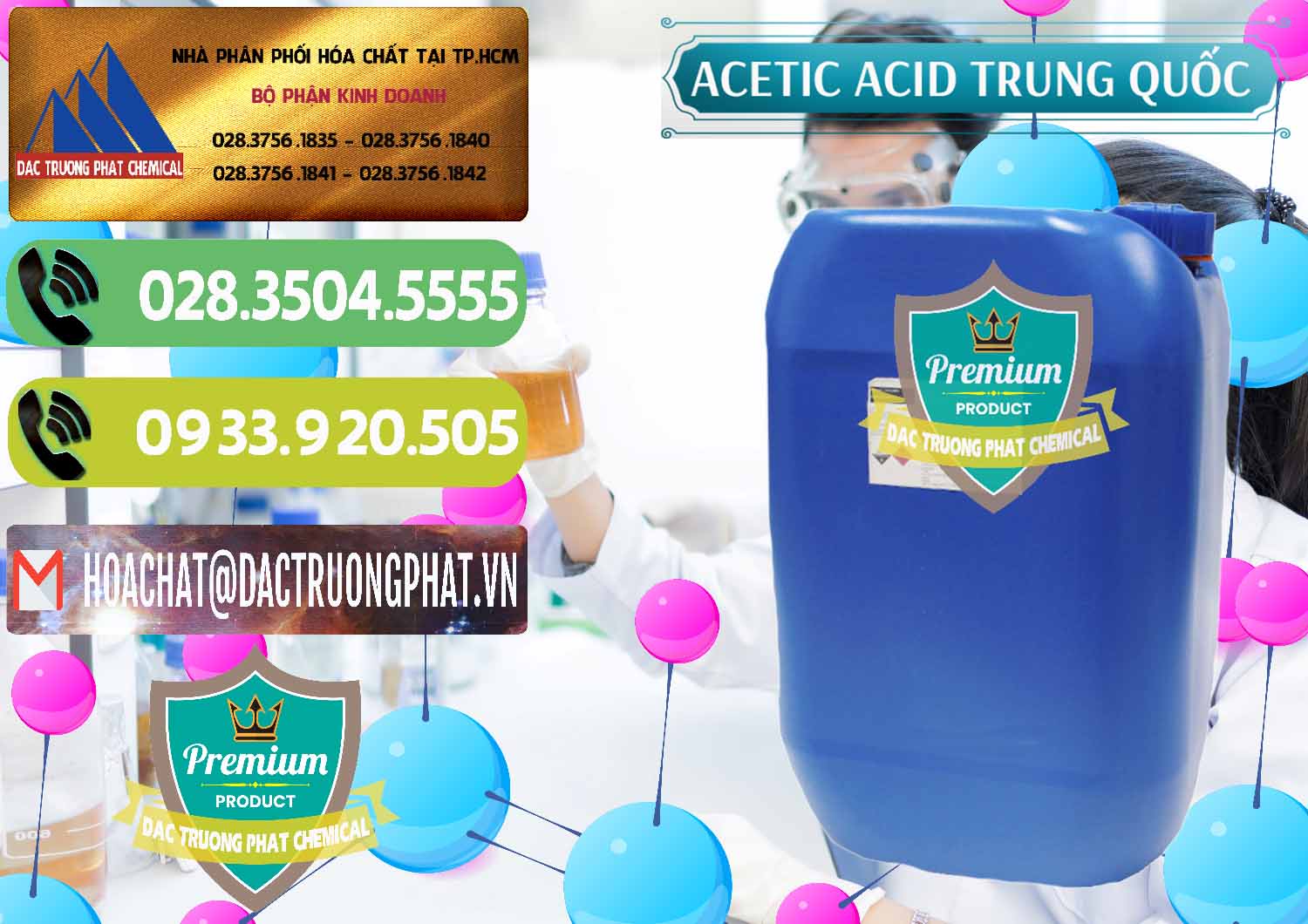 Đơn vị cung ứng & bán Acetic Acid – Axit Acetic Trung Quốc China - 0358 - Nơi chuyên phân phối - bán hóa chất tại TP.HCM - hoachatmientay.vn