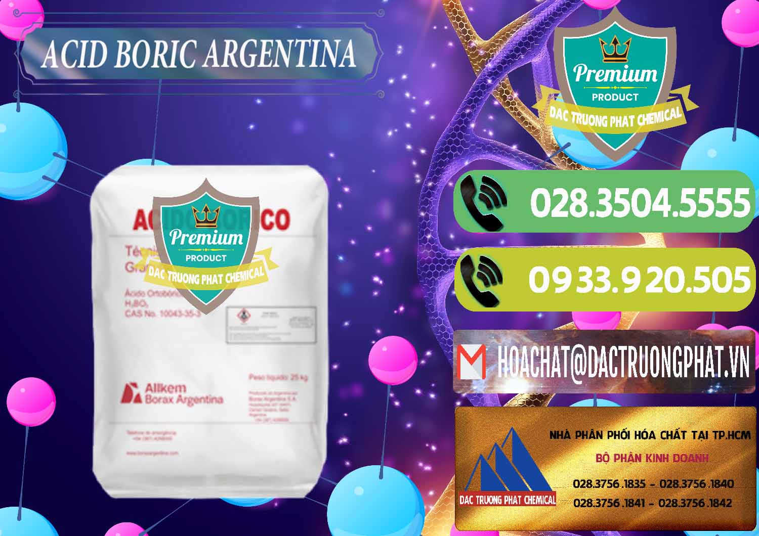 Đơn vị chuyên phân phối và bán Acid Boric – Axit Boric H3BO3 99% Allkem Argentina - 0448 - Phân phối _ cung cấp hóa chất tại TP.HCM - hoachatmientay.vn