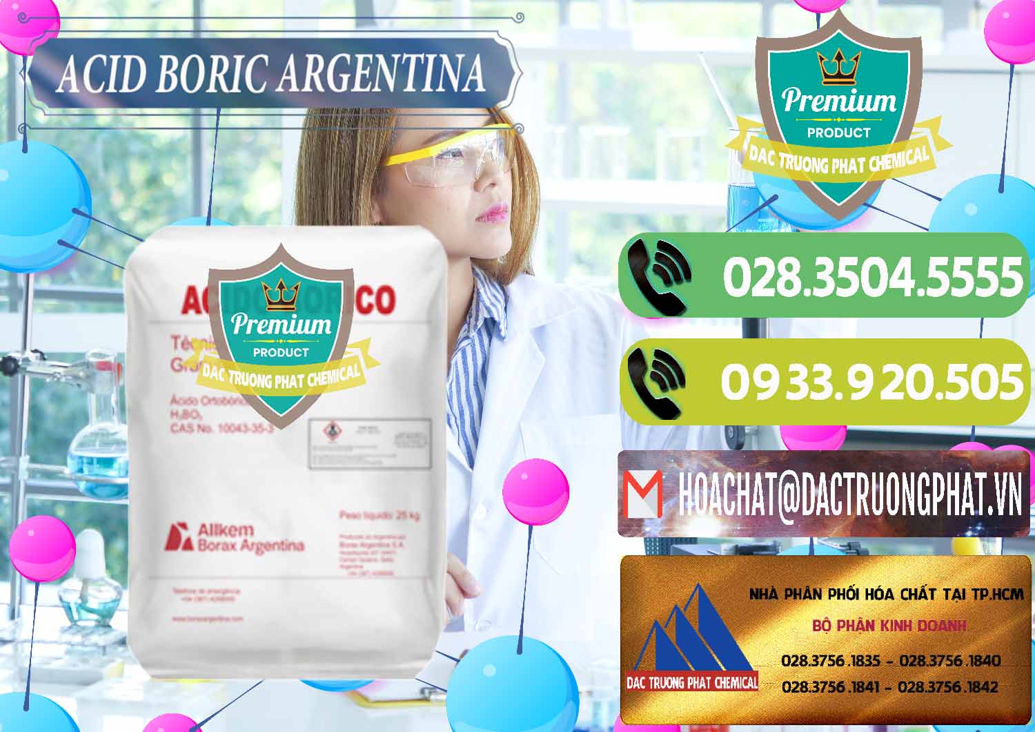 Cty cung cấp & bán Acid Boric – Axit Boric H3BO3 99% Allkem Argentina - 0448 - Công ty phân phối & cung ứng hóa chất tại TP.HCM - hoachatmientay.vn