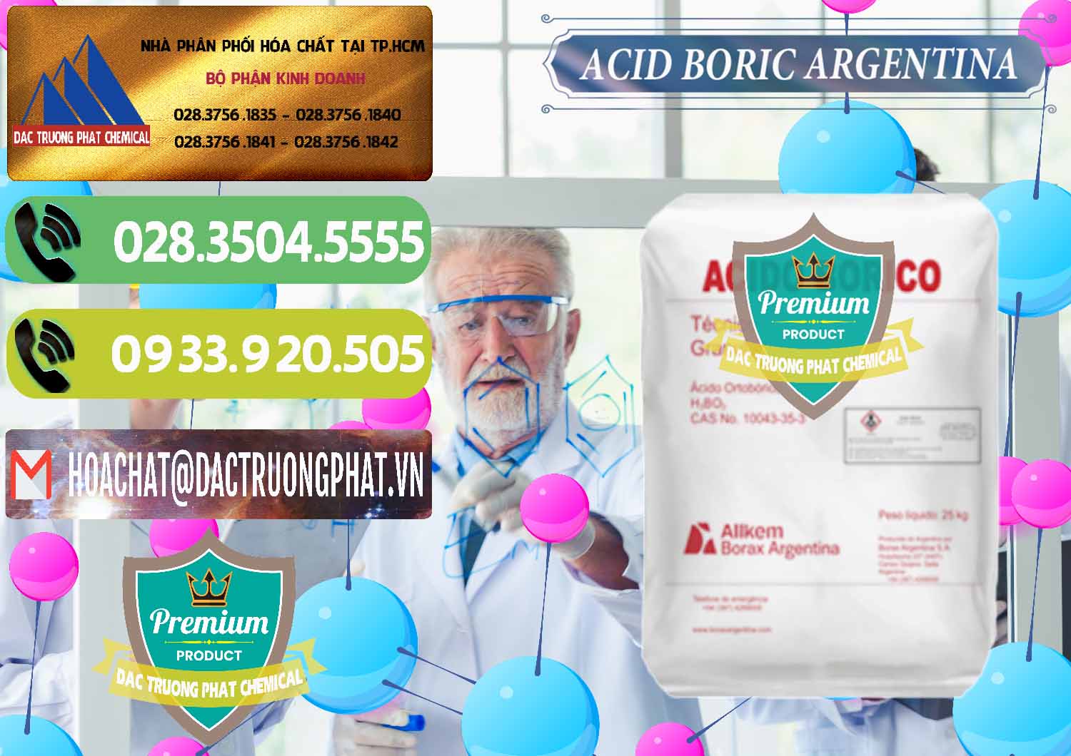 Công ty kinh doanh & bán Acid Boric – Axit Boric H3BO3 99% Allkem Argentina - 0448 - Đơn vị chuyên nhập khẩu và phân phối hóa chất tại TP.HCM - hoachatmientay.vn