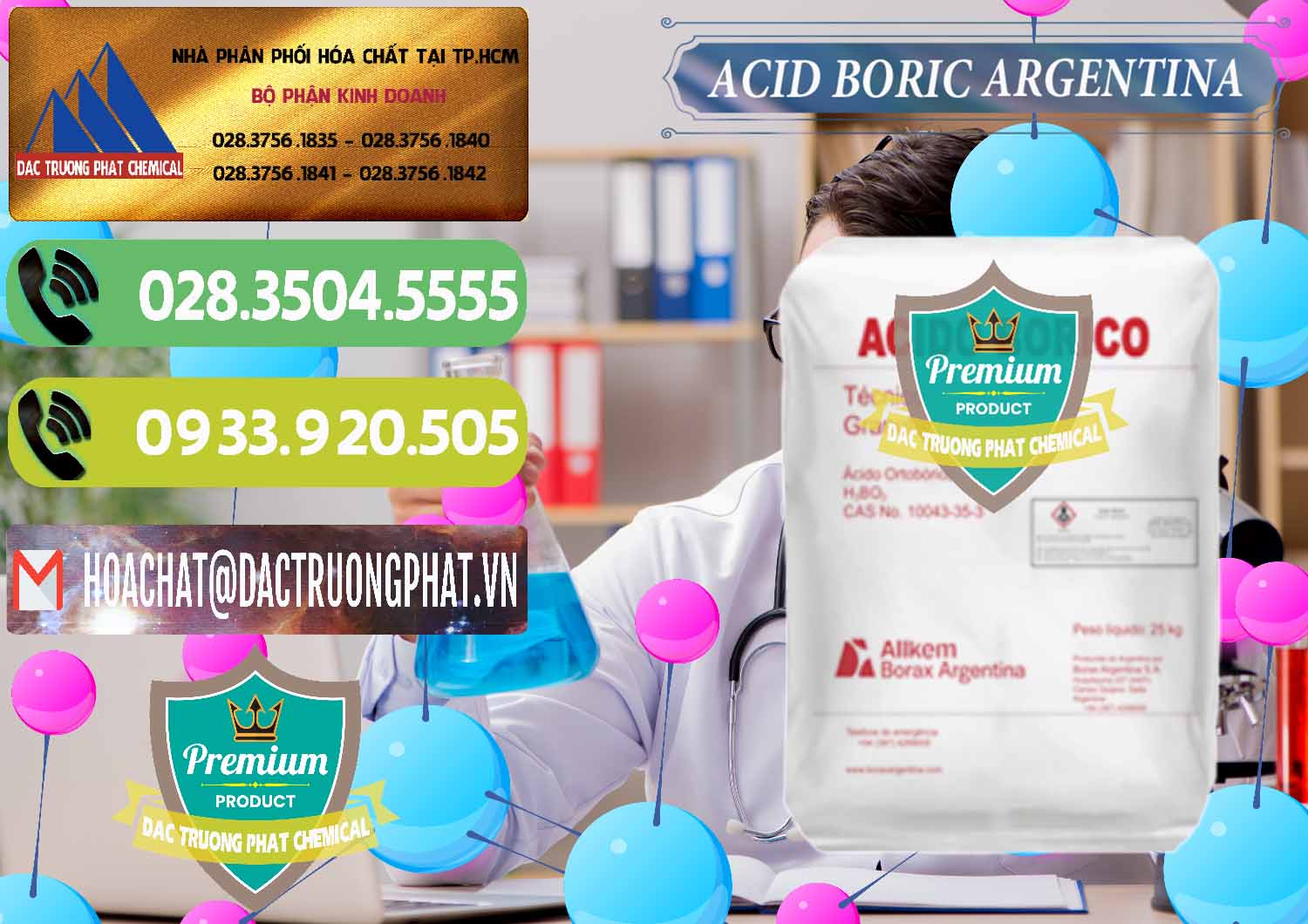 Công ty chuyên bán - cung cấp Acid Boric – Axit Boric H3BO3 99% Allkem Argentina - 0448 - Công ty kinh doanh - cung cấp hóa chất tại TP.HCM - hoachatmientay.vn