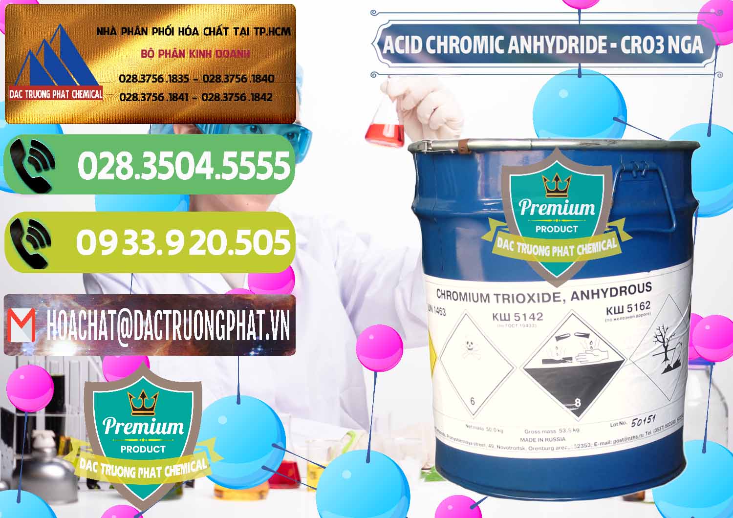 Đơn vị cung cấp _ bán Acid Chromic Anhydride - Cromic CRO3 Nga Russia - 0006 - Cty phân phối ( cung cấp ) hóa chất tại TP.HCM - hoachatmientay.vn