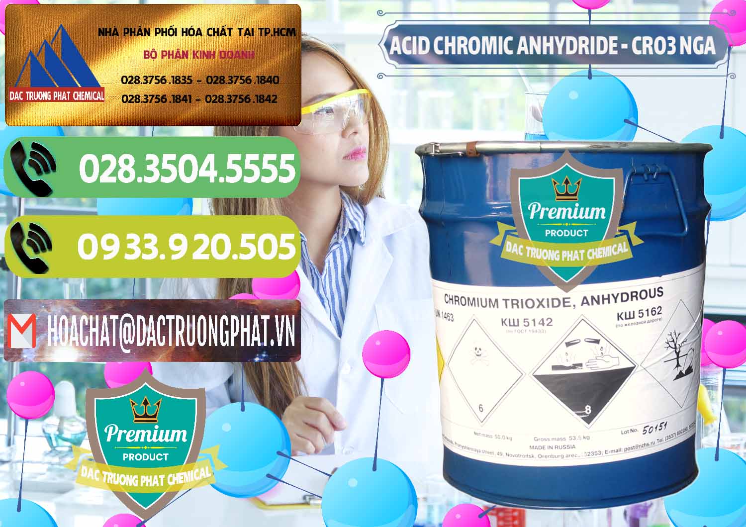 Chuyên bán _ phân phối Acid Chromic Anhydride - Cromic CRO3 Nga Russia - 0006 - Phân phối ( cung cấp ) hóa chất tại TP.HCM - hoachatmientay.vn