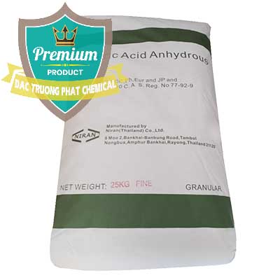 Nhà cung cấp - bán Acid Citric - Axit Citric Anhydrous - Thái Lan Niran - 0231 - Cty cung cấp - bán hóa chất tại TP.HCM - hoachatmientay.vn