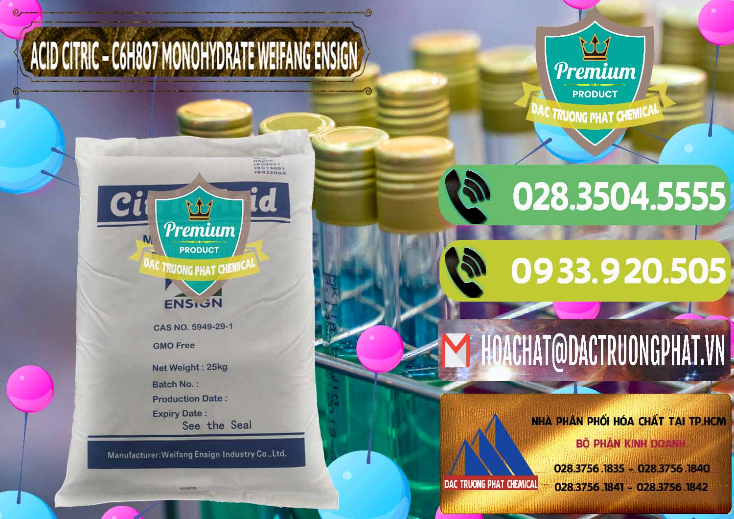 Nơi chuyên kinh doanh & bán Acid Citric - Axit Citric Monohydrate Weifang Trung Quốc China - 0009 - Cty cung cấp và phân phối hóa chất tại TP.HCM - hoachatmientay.vn
