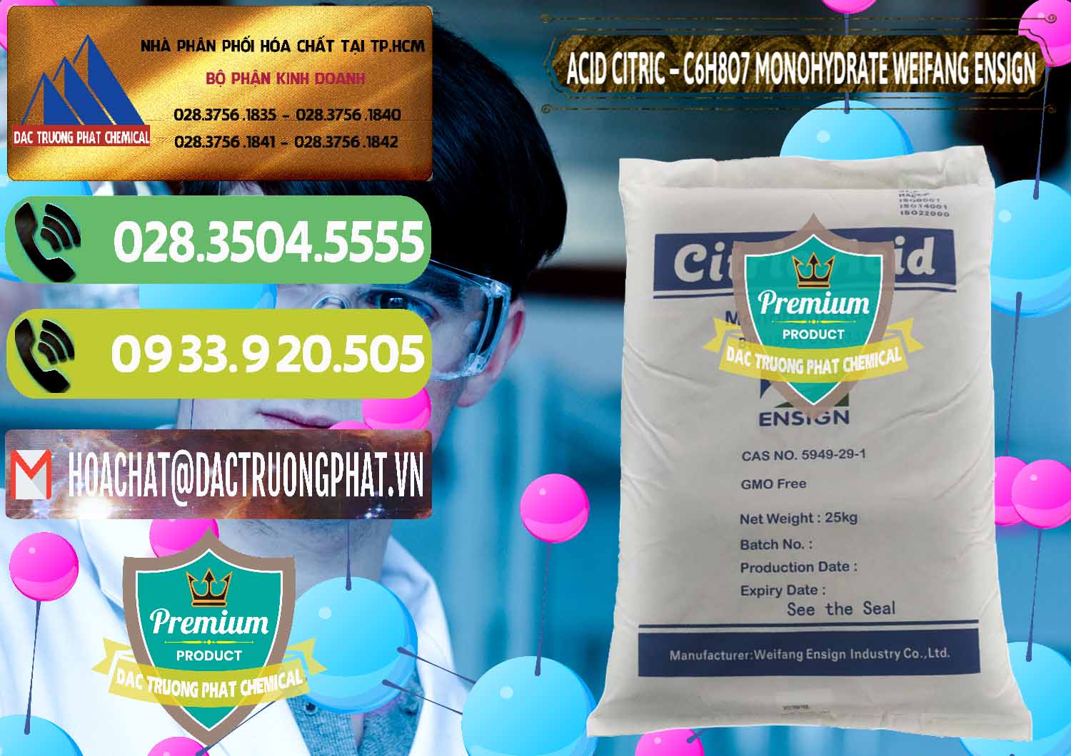 Đơn vị chuyên kinh doanh - bán Acid Citric - Axit Citric Monohydrate Weifang Trung Quốc China - 0009 - Nơi chuyên kinh doanh _ cung cấp hóa chất tại TP.HCM - hoachatmientay.vn