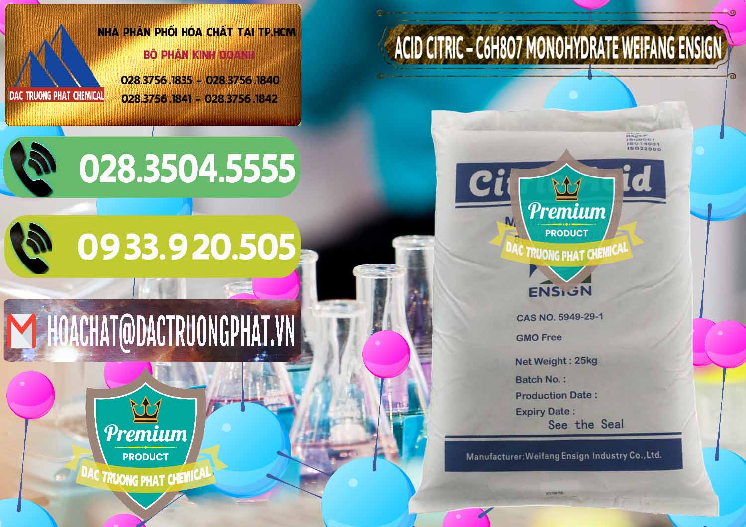 Nơi chuyên bán và cung cấp Acid Citric - Axit Citric Monohydrate Weifang Trung Quốc China - 0009 - Công ty nhập khẩu và cung cấp hóa chất tại TP.HCM - hoachatmientay.vn