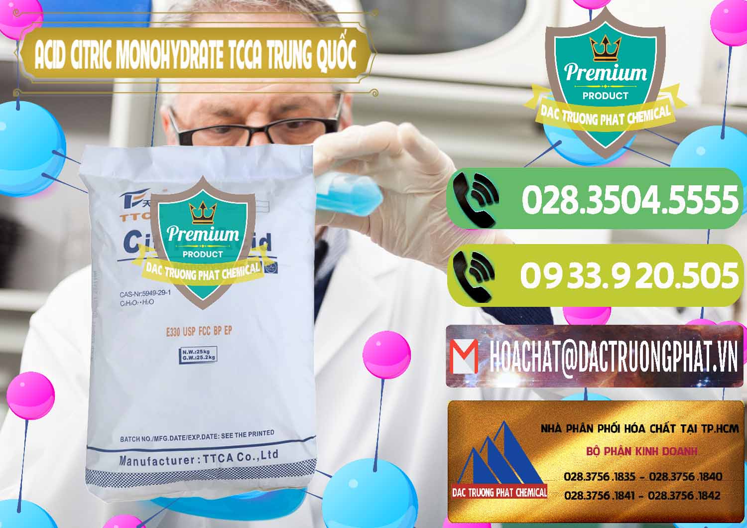 Đơn vị chuyên bán và cung ứng Acid Citric - Axit Citric Monohydrate TCCA Trung Quốc China - 0441 - Chuyên kinh doanh ( cung cấp ) hóa chất tại TP.HCM - hoachatmientay.vn