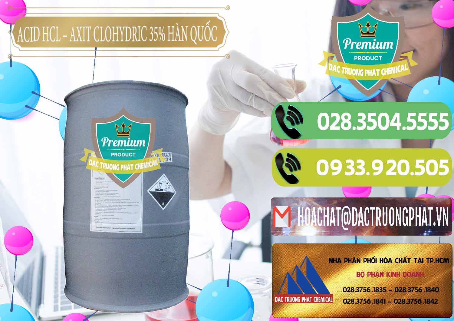 Công ty chuyên bán & cung cấp Acid HCL - Axit Cohidric 35% Hàn Quốc Korea - 0011 - Đơn vị bán & cung cấp hóa chất tại TP.HCM - hoachatmientay.vn