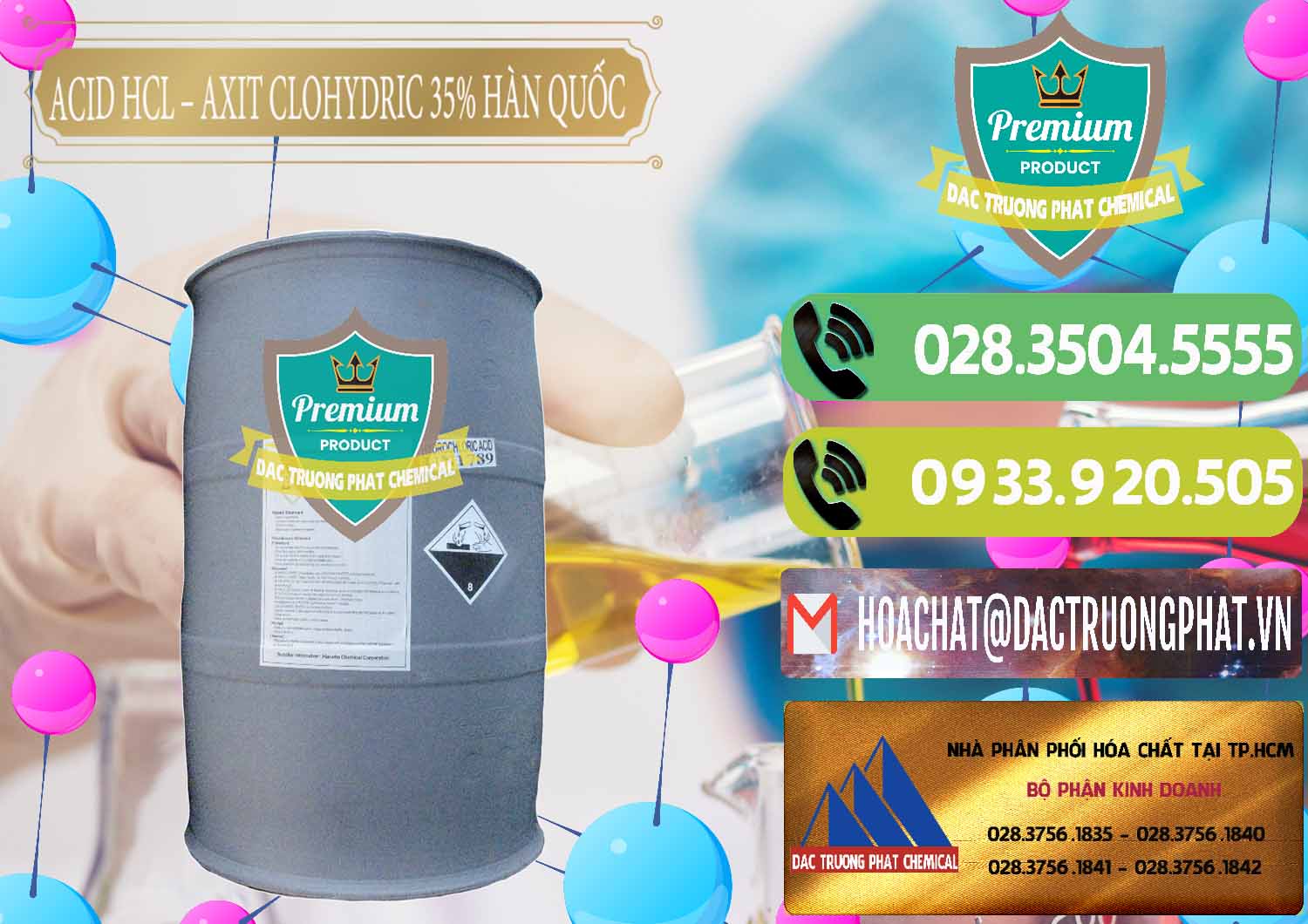 Nhà cung cấp - bán Acid HCL - Axit Cohidric 35% Hàn Quốc Korea - 0011 - Nơi chuyên bán & cung cấp hóa chất tại TP.HCM - hoachatmientay.vn