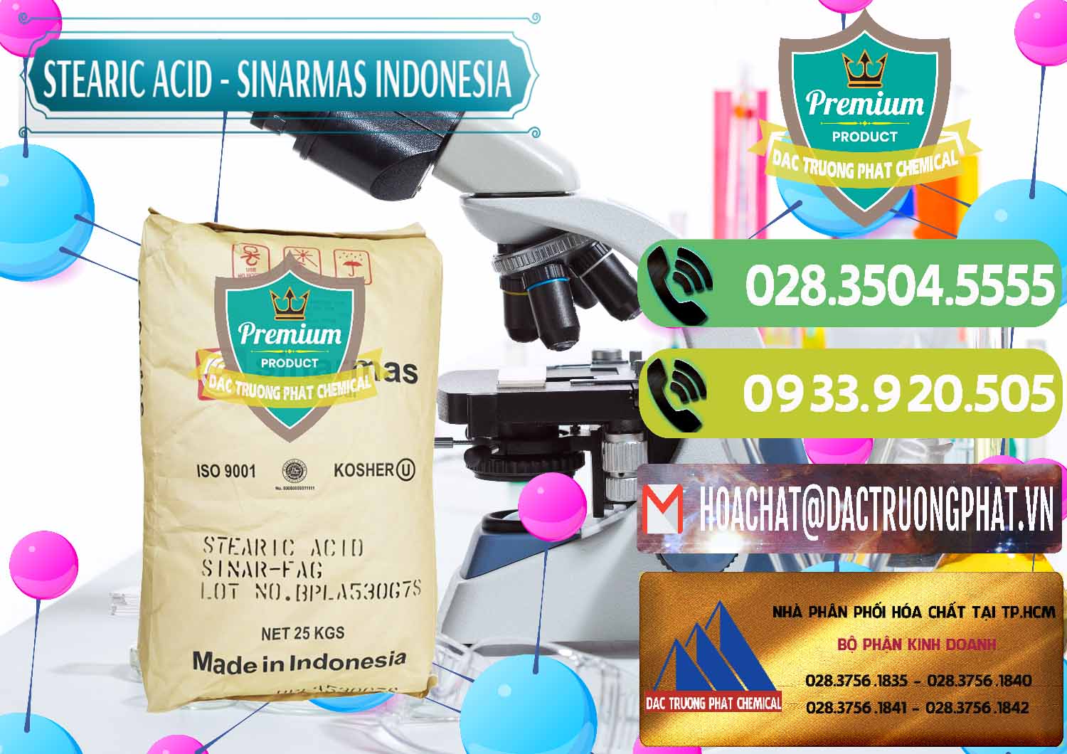 Cty bán ( cung cấp ) Axit Stearic - Stearic Acid Sinarmas Indonesia - 0389 - Nơi nhập khẩu ( cung cấp ) hóa chất tại TP.HCM - hoachatmientay.vn