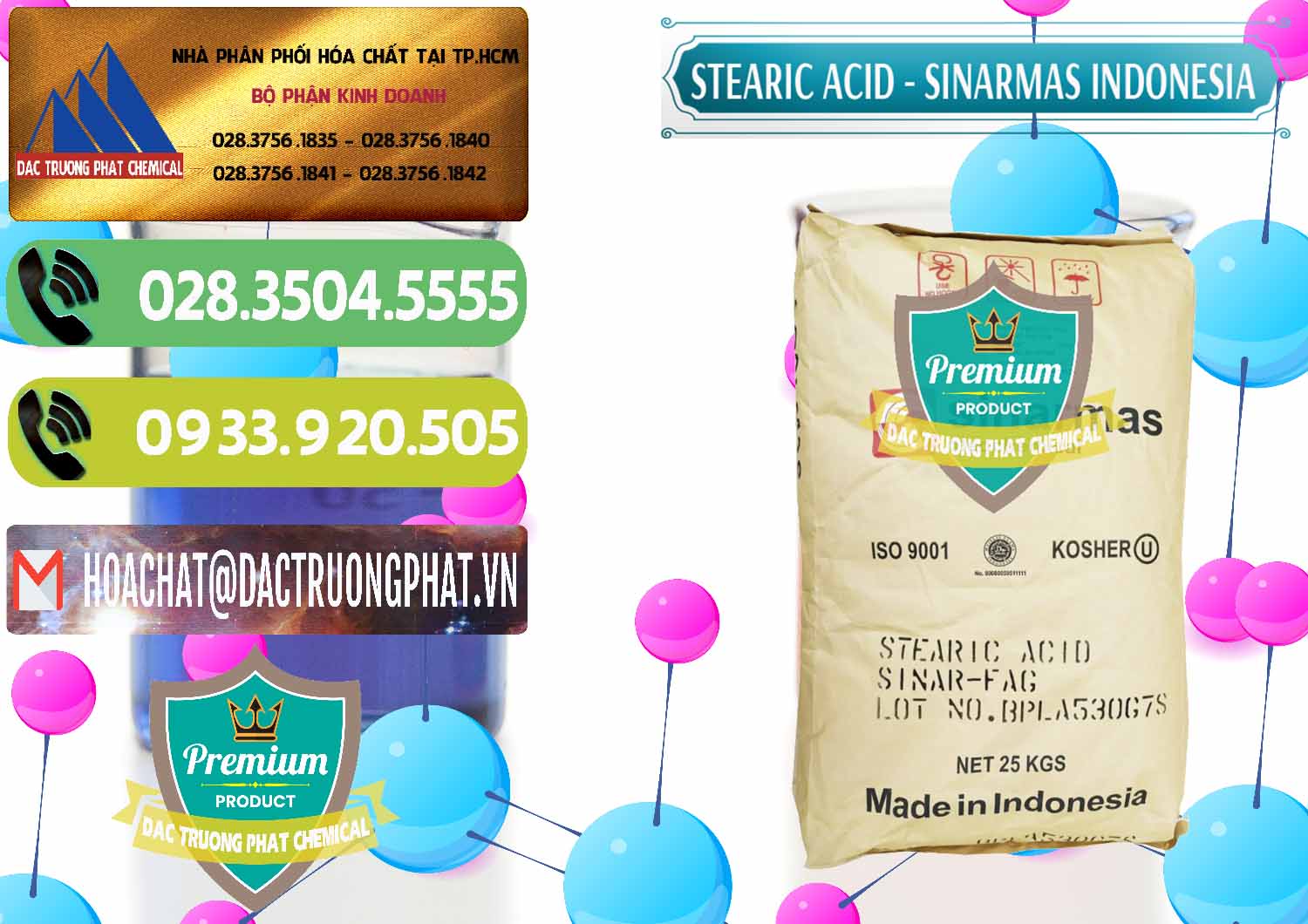 Cty chuyên bán _ cung ứng Axit Stearic - Stearic Acid Sinarmas Indonesia - 0389 - Đơn vị chuyên phân phối và cung ứng hóa chất tại TP.HCM - hoachatmientay.vn