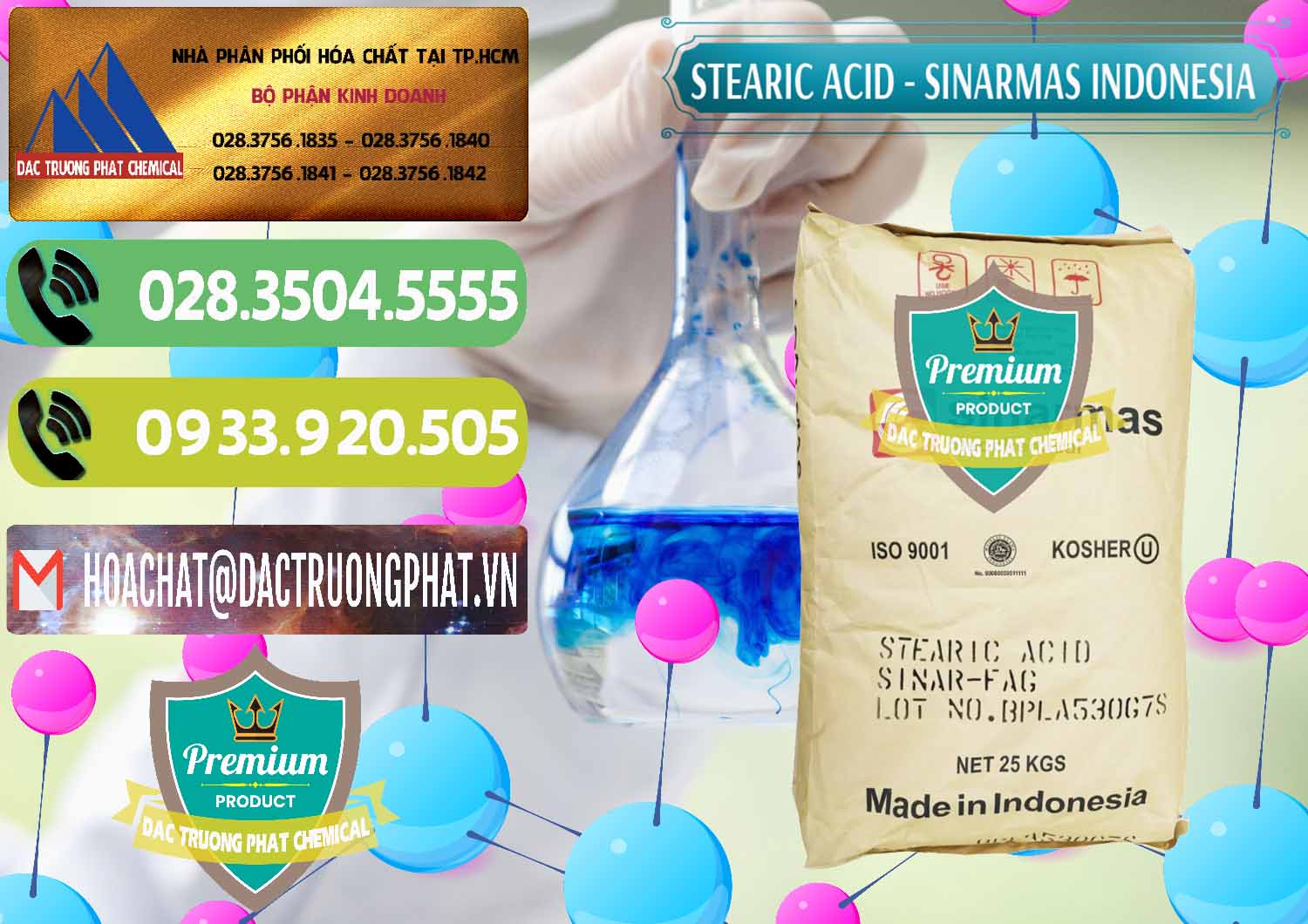 Đơn vị kinh doanh ( bán ) Axit Stearic - Stearic Acid Sinarmas Indonesia - 0389 - Nơi chuyên cung ứng - phân phối hóa chất tại TP.HCM - hoachatmientay.vn