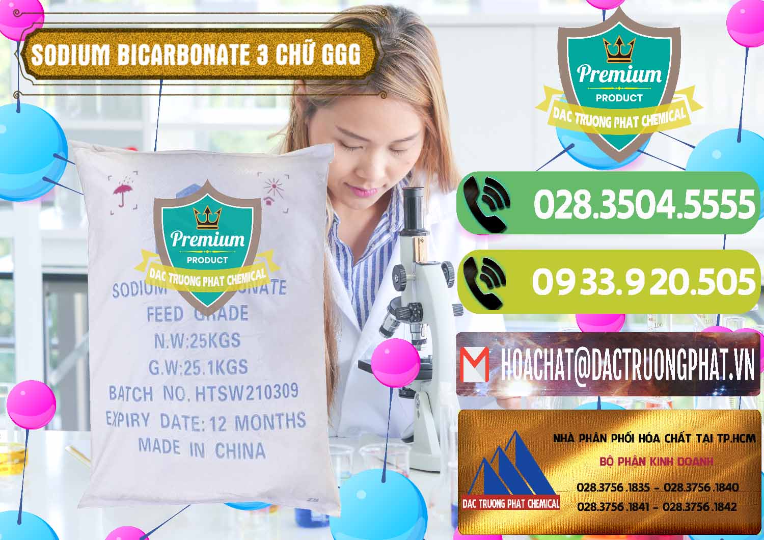 Nơi cung cấp - bán Sodium Bicarbonate – Bicar NaHCO3 Food Grade 3 Chữ GGG Trung Quốc China - 0259 - Công ty chuyên nhập khẩu _ phân phối hóa chất tại TP.HCM - hoachatmientay.vn