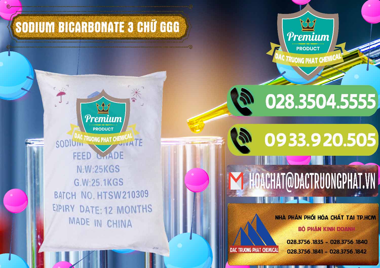 Cty cung cấp & bán Sodium Bicarbonate – Bicar NaHCO3 Food Grade 3 Chữ GGG Trung Quốc China - 0259 - Nơi cung cấp ( phân phối ) hóa chất tại TP.HCM - hoachatmientay.vn