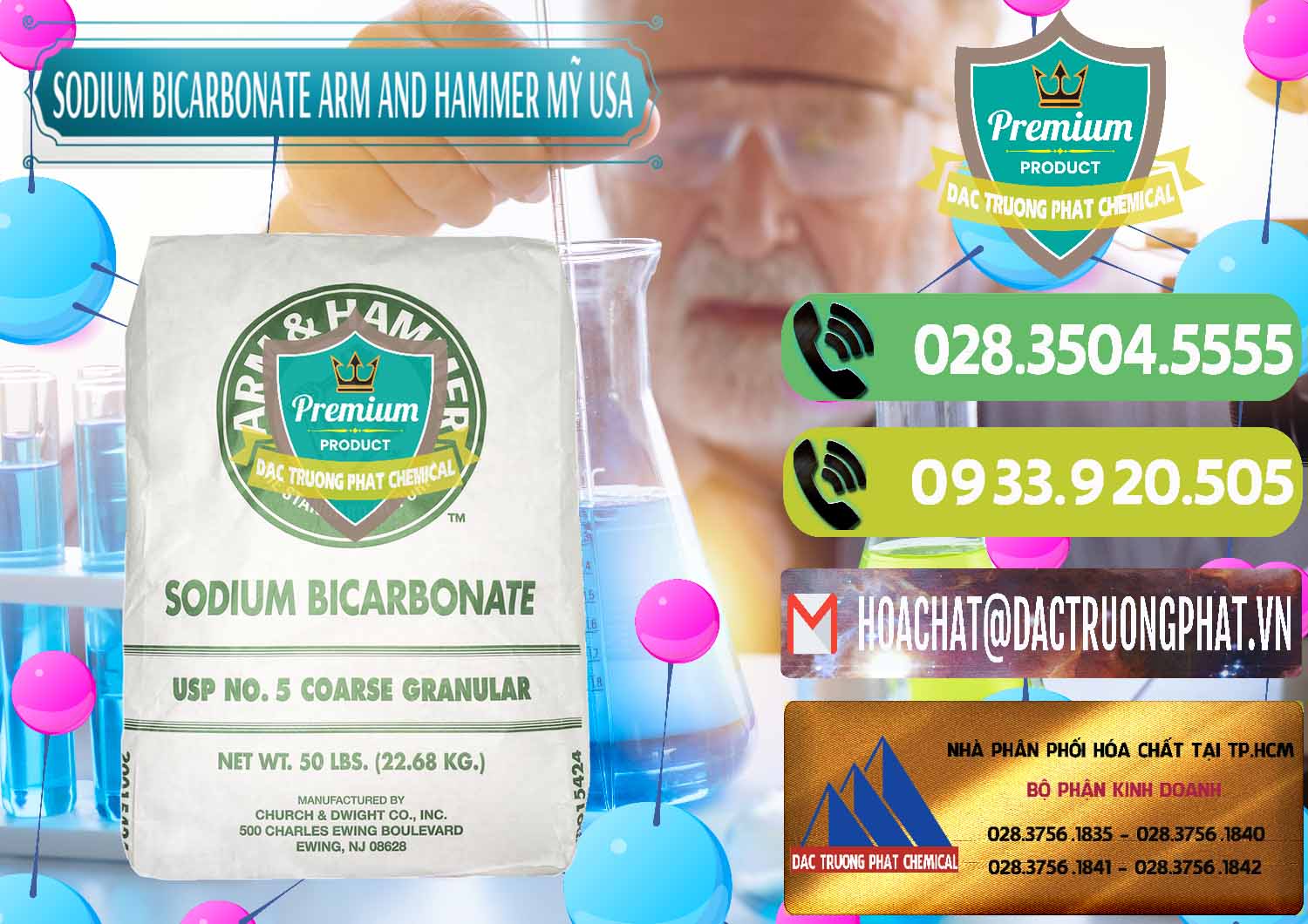 Chuyên cung cấp và bán Sodium Bicarbonate – Bicar NaHCO3 Food Grade Arm And Hammer Mỹ USA - 0255 - Nơi phân phối & cung cấp hóa chất tại TP.HCM - hoachatmientay.vn