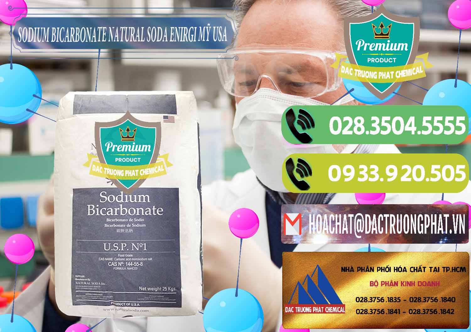Chuyên nhập khẩu và bán Sodium Bicarbonate – Bicar NaHCO3 Food Grade Natural Soda Enirgi Mỹ USA - 0257 - Phân phối hóa chất tại TP.HCM - hoachatmientay.vn