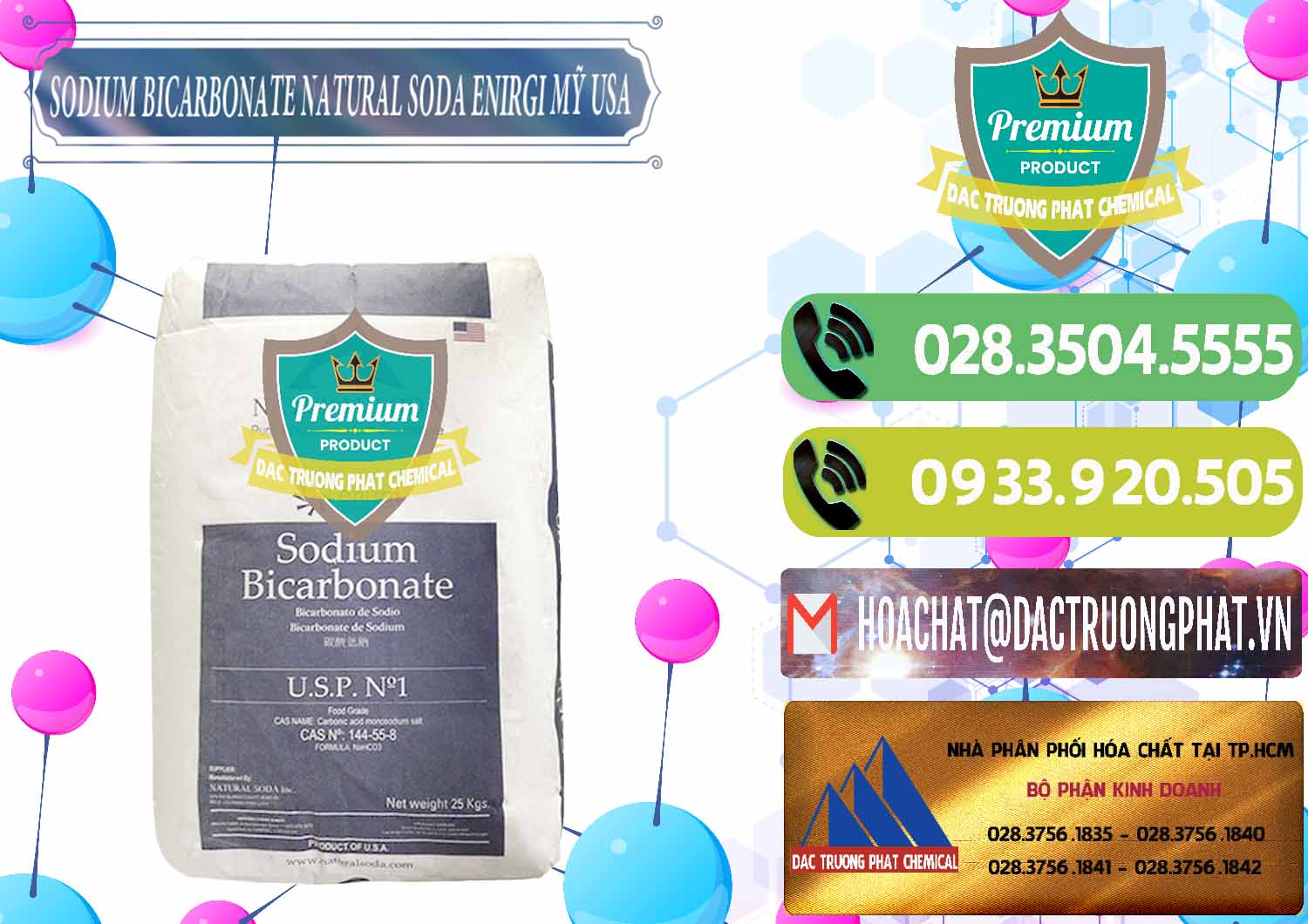 Đơn vị cung cấp & bán Sodium Bicarbonate – Bicar NaHCO3 Food Grade Natural Soda Enirgi Mỹ USA - 0257 - Nhà cung cấp ( phân phối ) hóa chất tại TP.HCM - hoachatmientay.vn