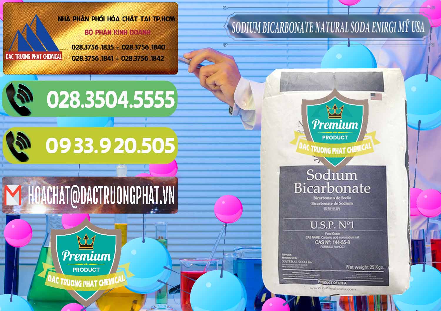 Cty bán & phân phối Sodium Bicarbonate – Bicar NaHCO3 Food Grade Natural Soda Enirgi Mỹ USA - 0257 - Nơi phân phối và bán hóa chất tại TP.HCM - hoachatmientay.vn