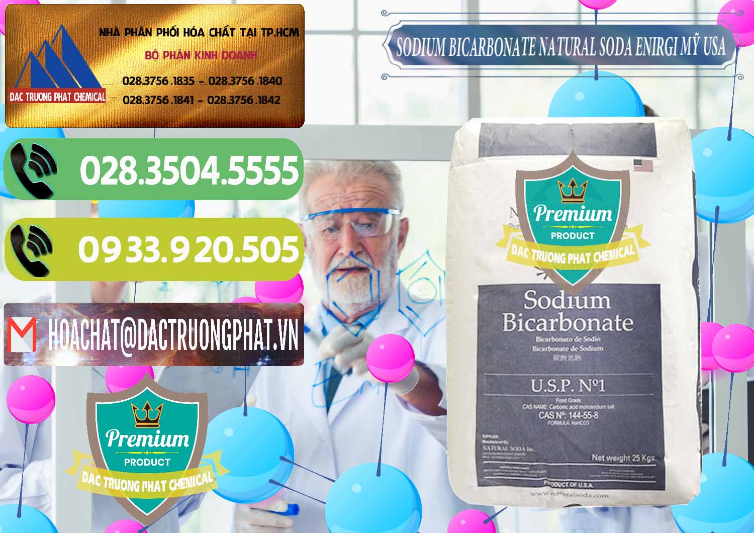 Nơi kinh doanh ( bán ) Sodium Bicarbonate – Bicar NaHCO3 Food Grade Natural Soda Enirgi Mỹ USA - 0257 - Công ty chuyên phân phối - cung ứng hóa chất tại TP.HCM - hoachatmientay.vn