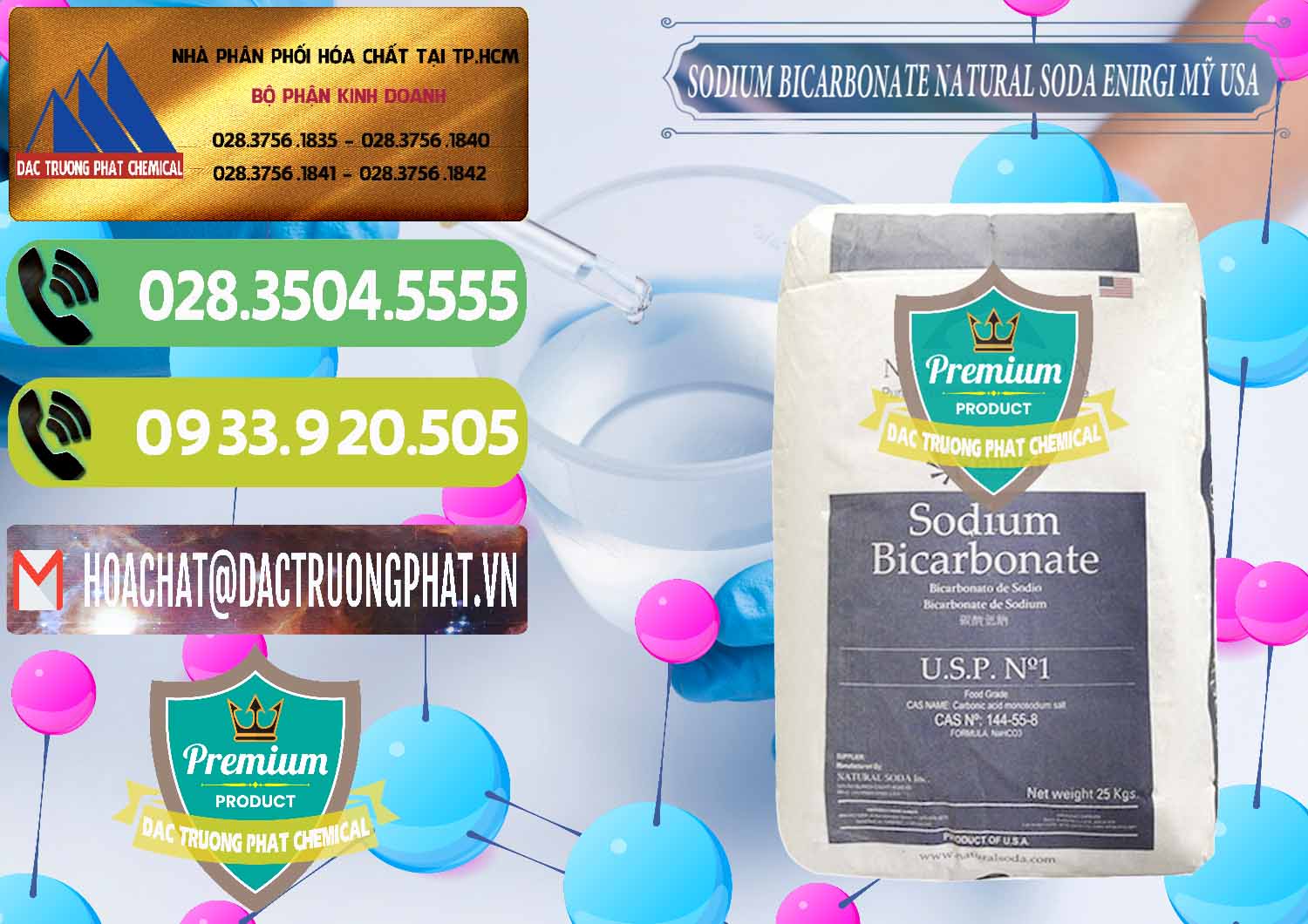 Chuyên bán ( phân phối ) Sodium Bicarbonate – Bicar NaHCO3 Food Grade Natural Soda Enirgi Mỹ USA - 0257 - Công ty bán - cung cấp hóa chất tại TP.HCM - hoachatmientay.vn