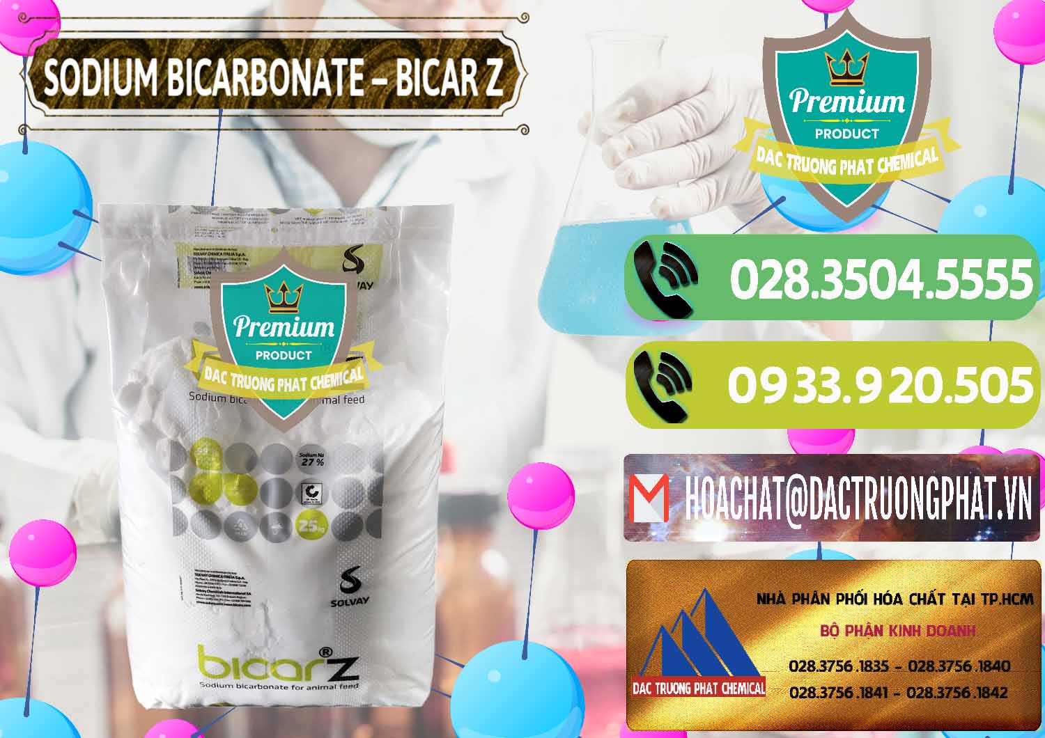 Cty bán ( phân phối ) Sodium Bicarbonate – NaHCO3 Bicar Z Ý Italy Solvay - 0139 - Chuyên cung cấp - kinh doanh hóa chất tại TP.HCM - hoachatmientay.vn