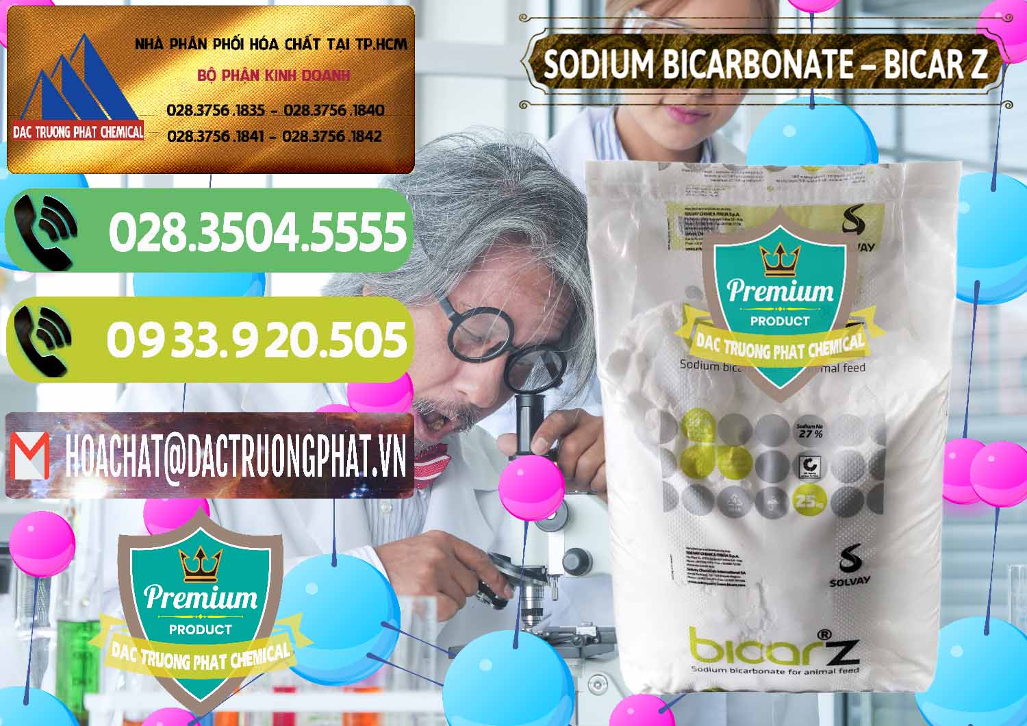 Cty bán ( cung cấp ) Sodium Bicarbonate – NaHCO3 Bicar Z Ý Italy Solvay - 0139 - Chuyên phân phối _ nhập khẩu hóa chất tại TP.HCM - hoachatmientay.vn