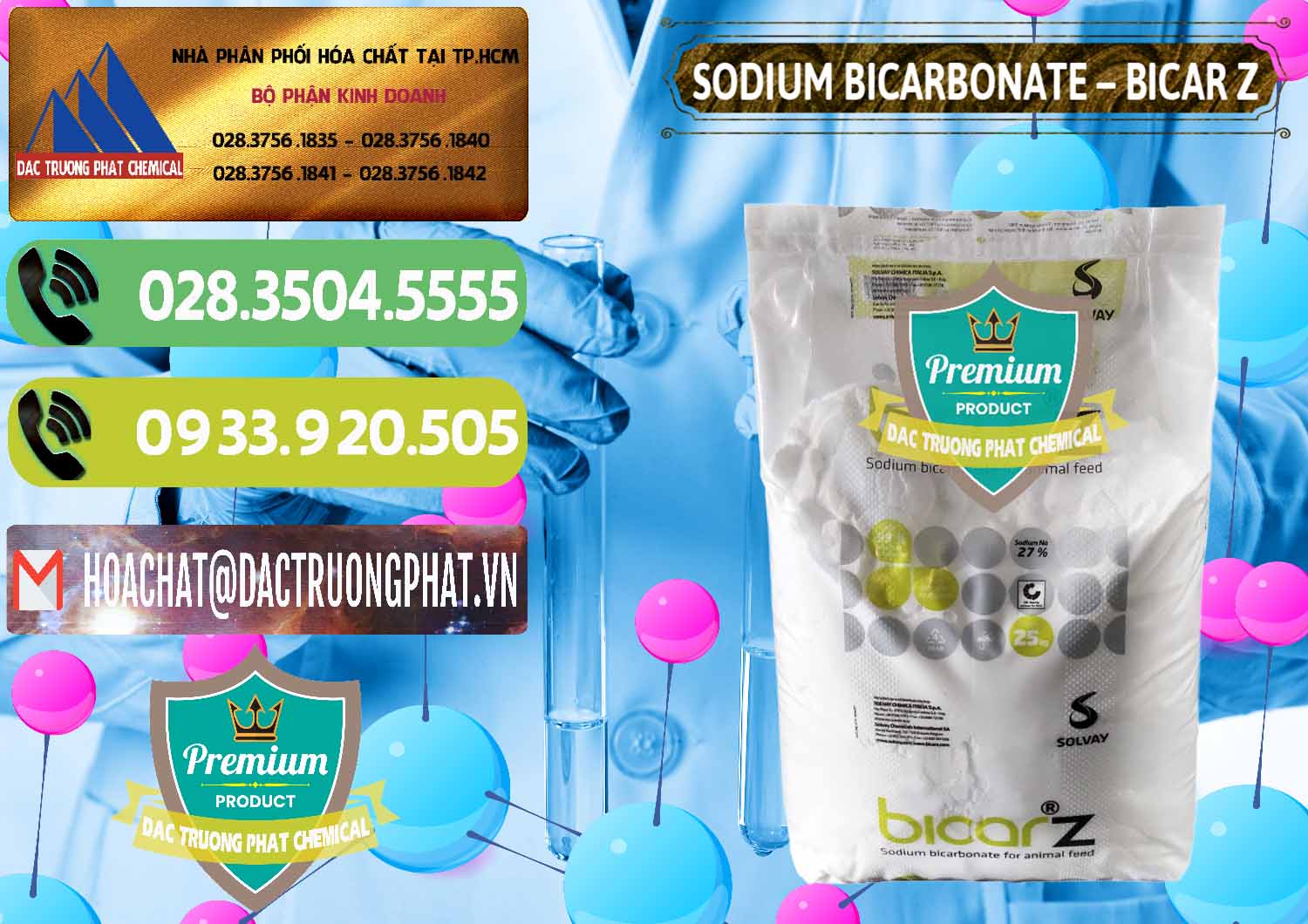 Cty chuyên kinh doanh và bán Sodium Bicarbonate – NaHCO3 Bicar Z Ý Italy Solvay - 0139 - Nơi chuyên phân phối ( bán ) hóa chất tại TP.HCM - hoachatmientay.vn
