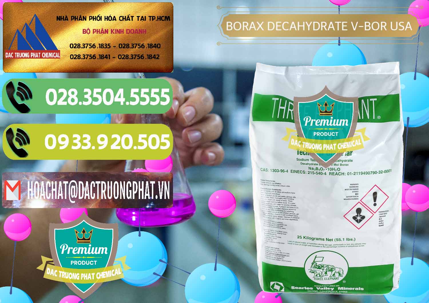 Đơn vị cung ứng và bán Borax Decahydrate NA2B4O7.10H2O Mỹ V-Bor Usa - 0032 - Cty nhập khẩu _ cung cấp hóa chất tại TP.HCM - hoachatmientay.vn