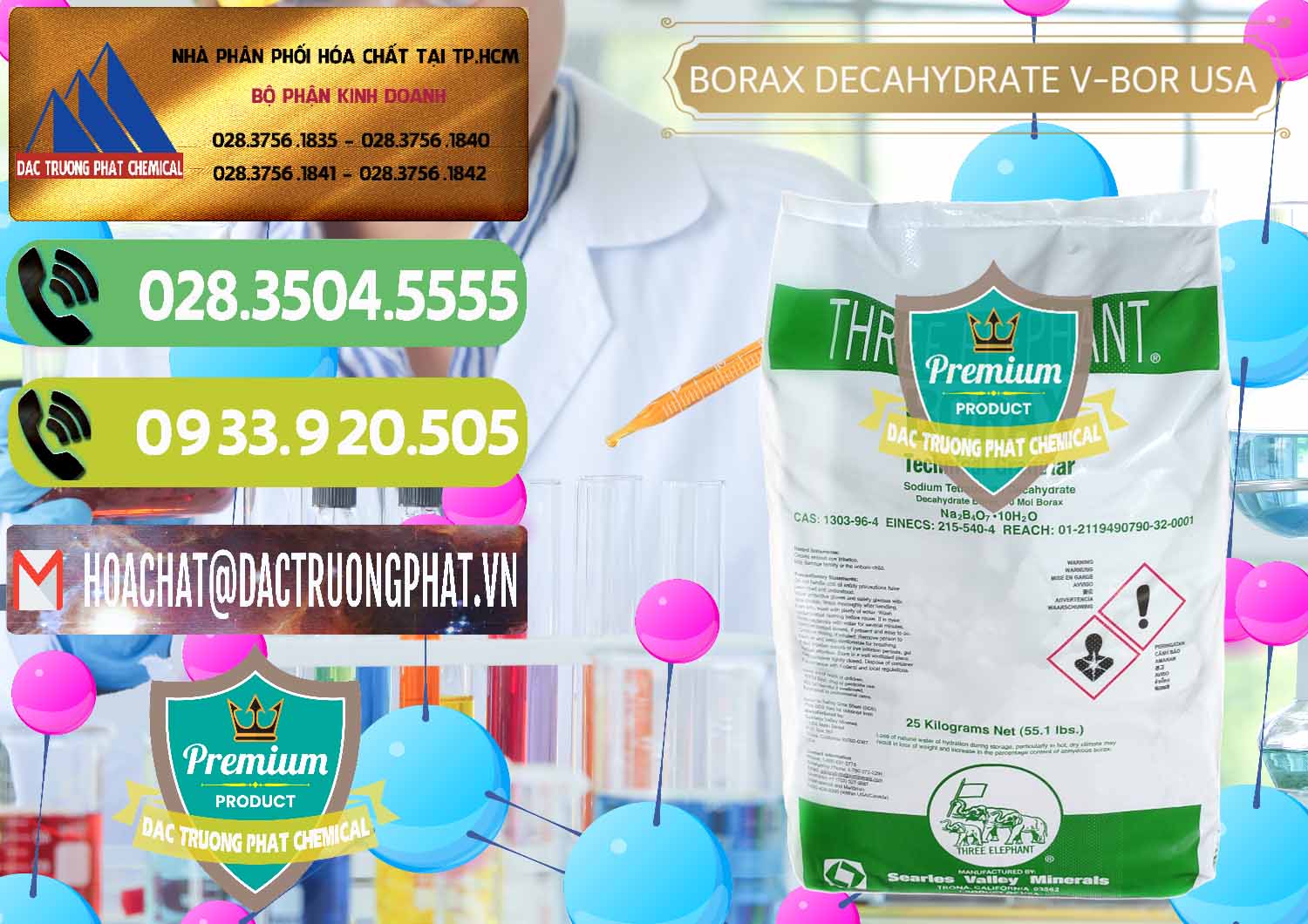Phân phối và bán Borax Decahydrate NA2B4O7.10H2O Mỹ V-Bor Usa - 0032 - Cty phân phối & cung cấp hóa chất tại TP.HCM - hoachatmientay.vn
