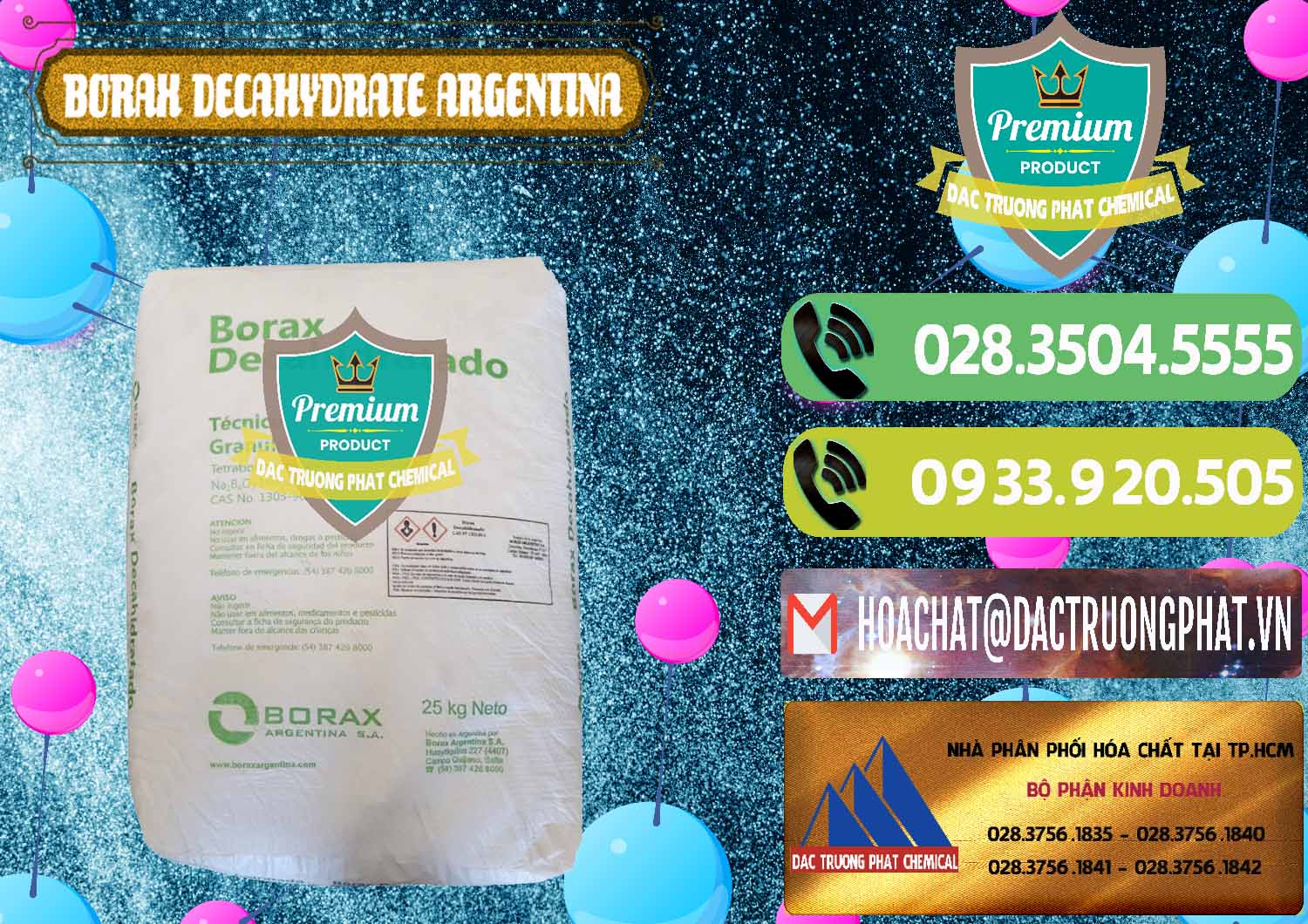Nhà cung ứng & bán Borax Decahydrate Argentina - 0446 - Nhà cung cấp ( phân phối ) hóa chất tại TP.HCM - hoachatmientay.vn