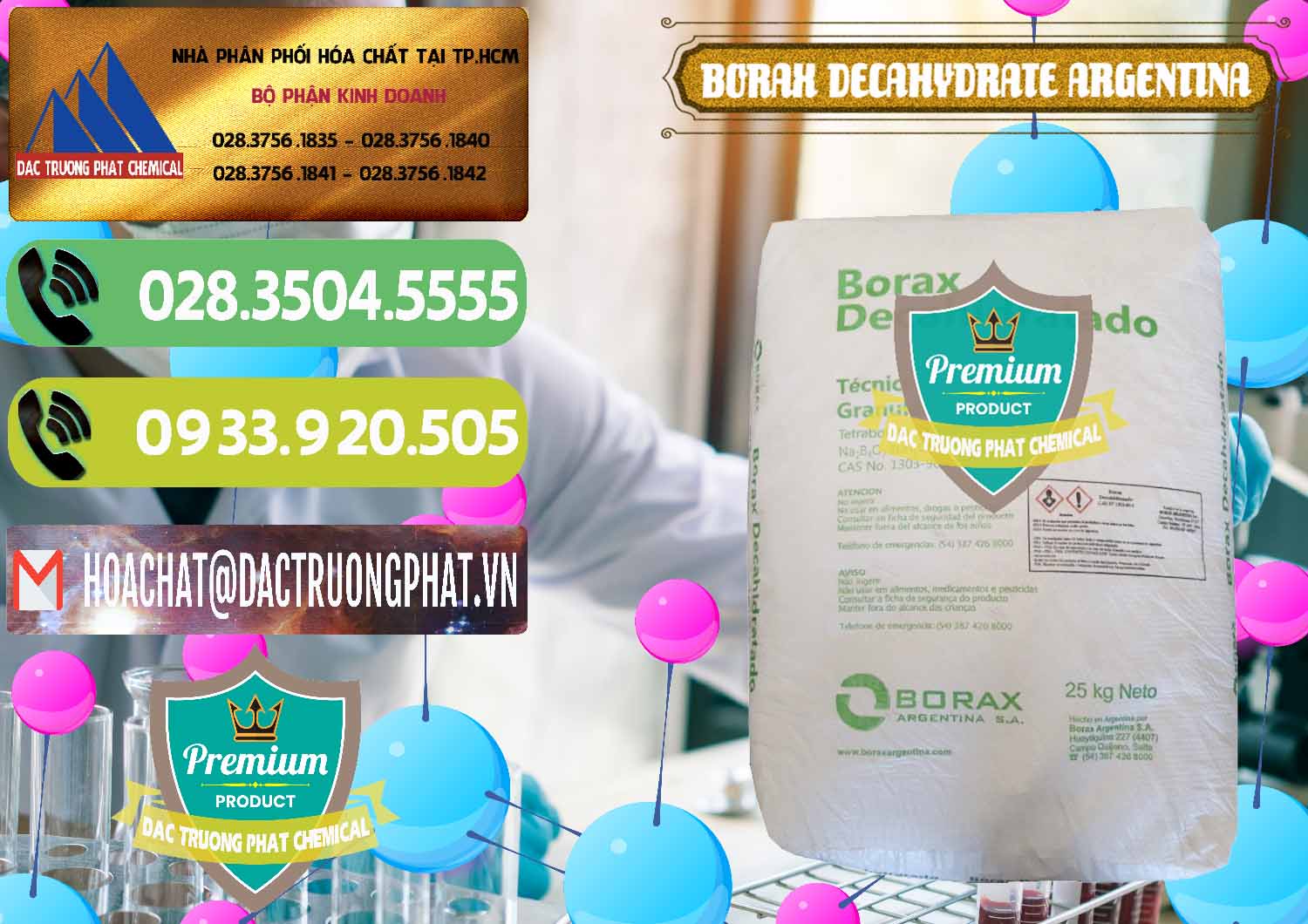 Đơn vị cung ứng ( bán ) Borax Decahydrate Argentina - 0446 - Cty chuyên phân phối & bán hóa chất tại TP.HCM - hoachatmientay.vn