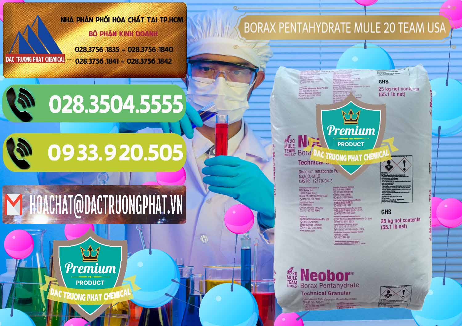 Công ty kinh doanh _ bán Borax Pentahydrate - NA2B4O7.5H2O Mỹ USA - Mule 20 Team - 0034 - Kinh doanh - phân phối hóa chất tại TP.HCM - hoachatmientay.vn