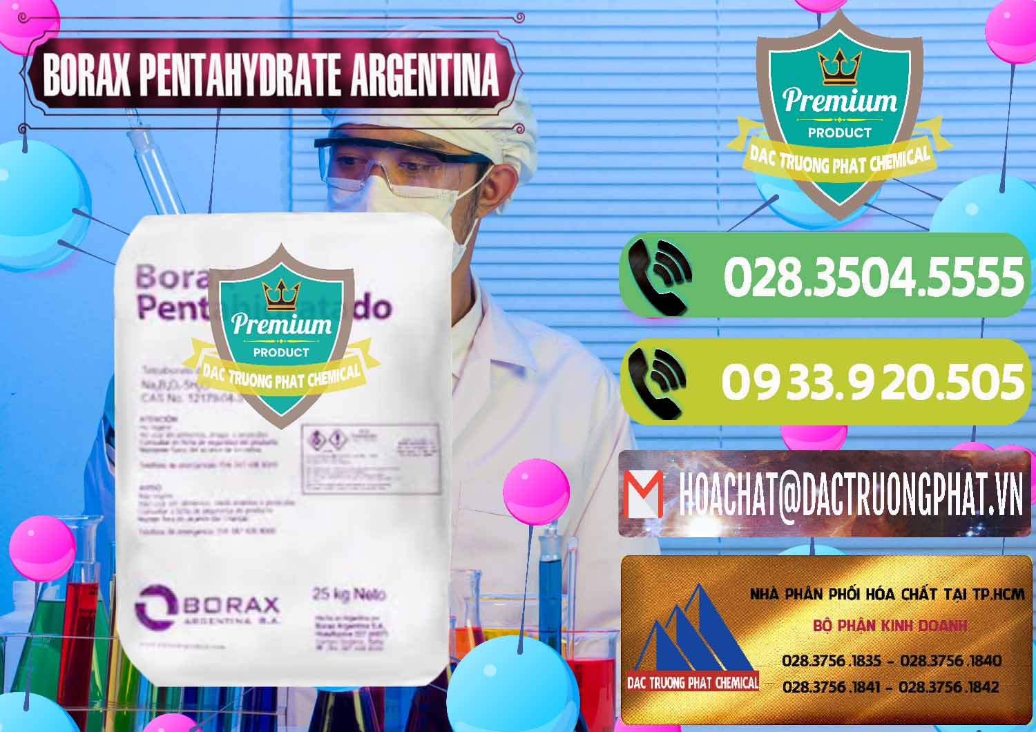 Chuyên bán _ cung ứng Borax Pentahydrate Argentina - 0447 - Công ty phân phối ( nhập khẩu ) hóa chất tại TP.HCM - hoachatmientay.vn