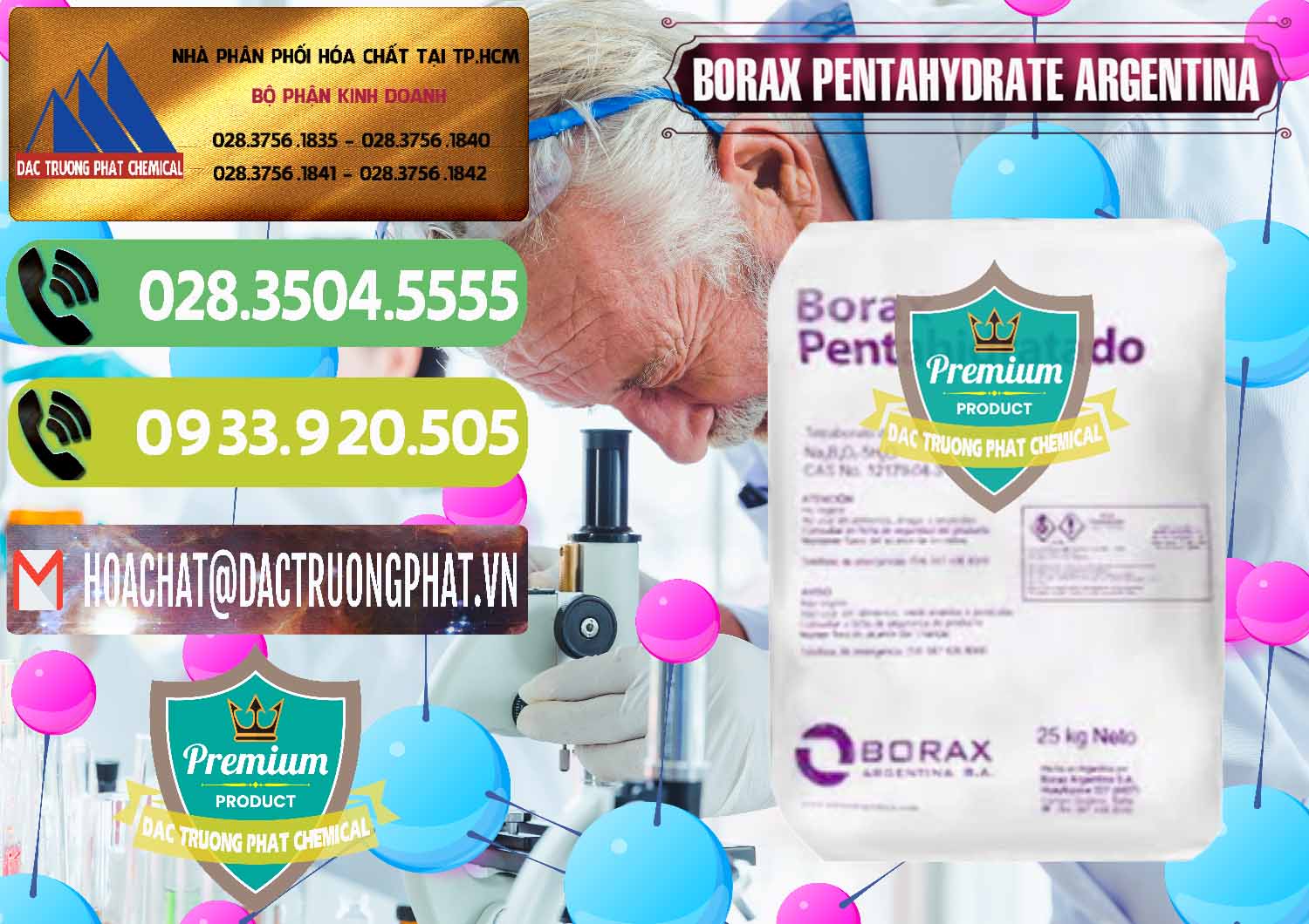 Đơn vị nhập khẩu và bán Borax Pentahydrate Argentina - 0447 - Công ty chuyên cung ứng ( phân phối ) hóa chất tại TP.HCM - hoachatmientay.vn