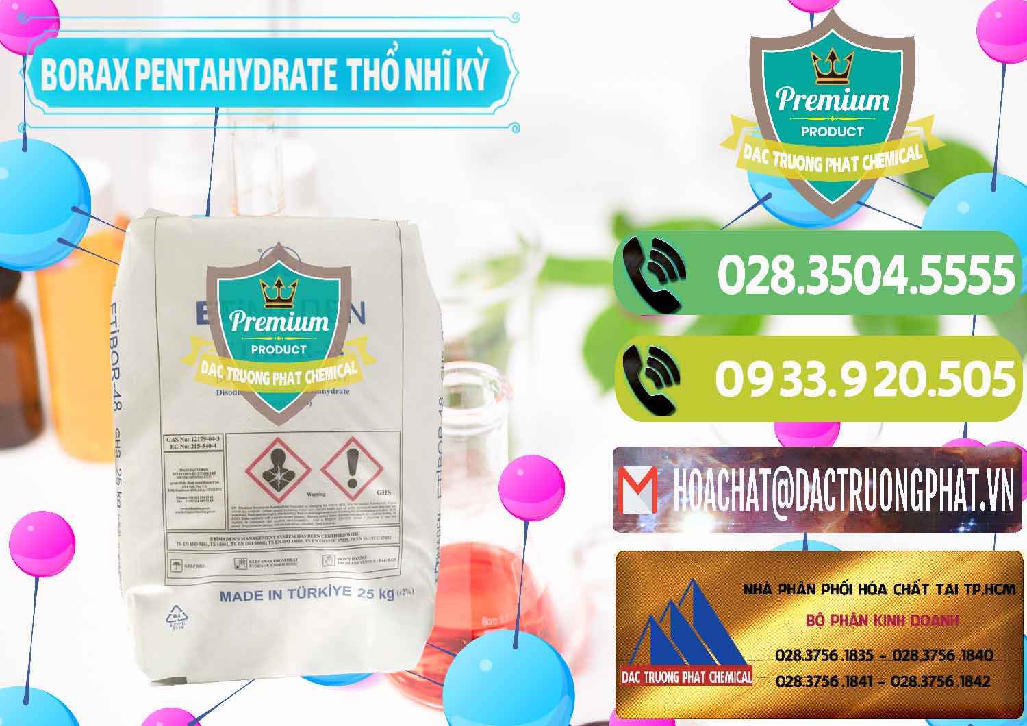 Cty cung ứng - bán Borax Pentahydrate Thổ Nhĩ Kỳ Turkey - 0431 - Đơn vị chuyên phân phối và cung ứng hóa chất tại TP.HCM - hoachatmientay.vn