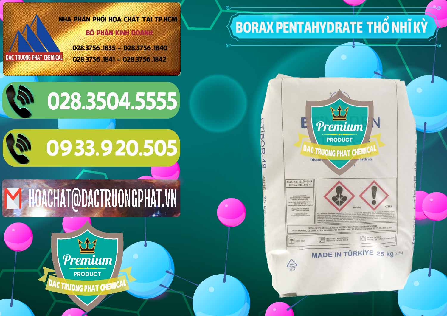 Đơn vị chuyên bán - cung ứng Borax Pentahydrate Thổ Nhĩ Kỳ Turkey - 0431 - Cung cấp & phân phối hóa chất tại TP.HCM - hoachatmientay.vn