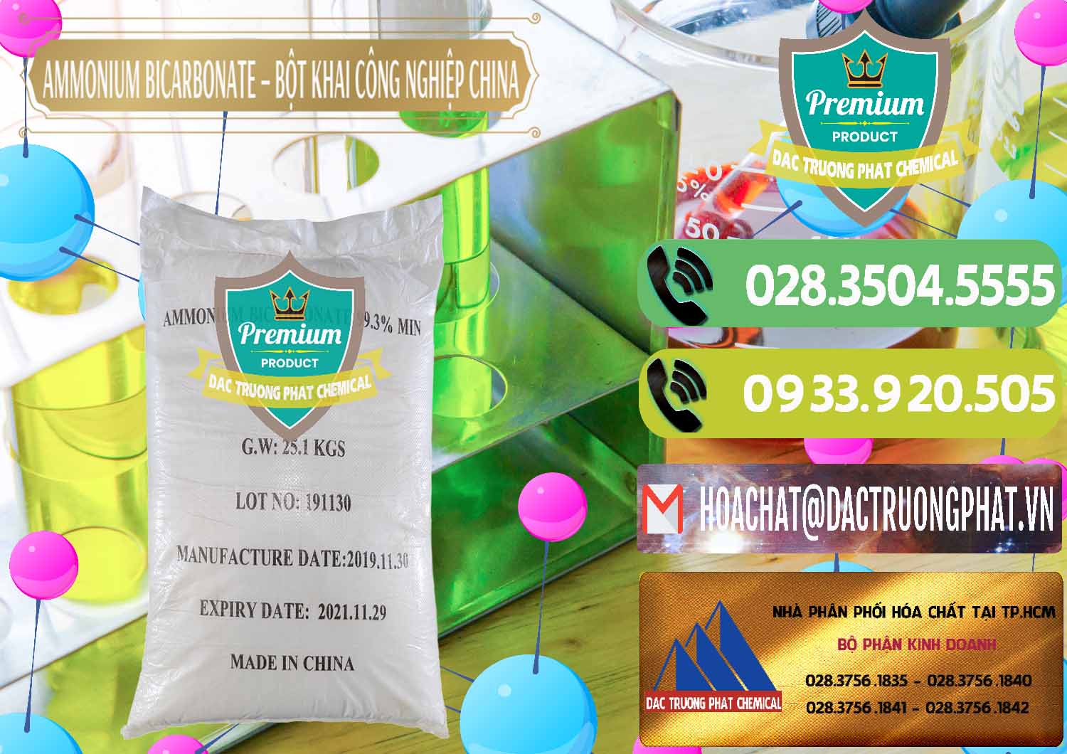 Công ty bán ( cung ứng ) Ammonium Bicarbonate – Bột Khai Công Nghiệp Trung Quốc China - 0020 - Đơn vị phân phối & cung cấp hóa chất tại TP.HCM - hoachatmientay.vn