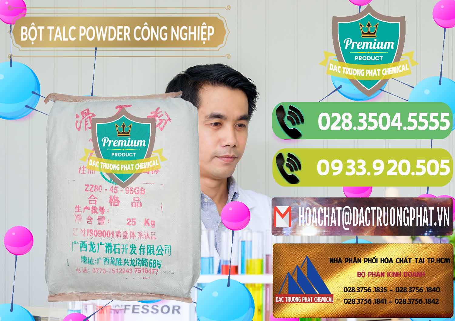 Chuyên cung ứng - bán Bột Talc Powder Công Nghiệp Trung Quốc China - 0037 - Chuyên phân phối và bán hóa chất tại TP.HCM - hoachatmientay.vn