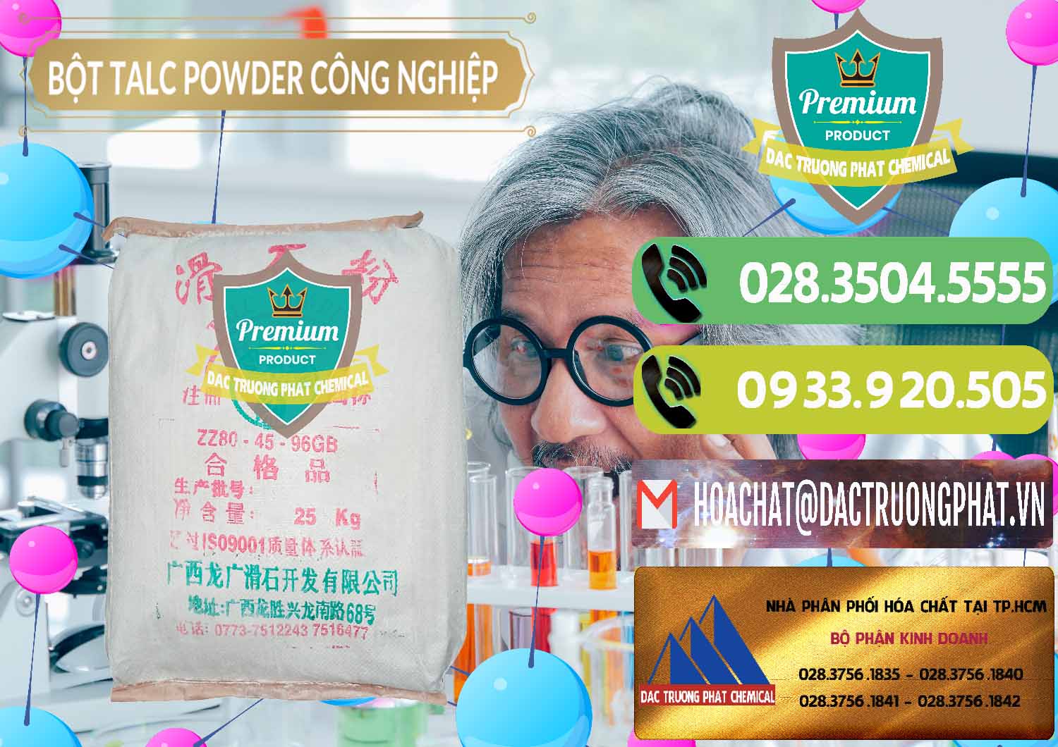 Nơi bán và cung ứng Bột Talc Powder Công Nghiệp Trung Quốc China - 0037 - Nhà phân phối và cung cấp hóa chất tại TP.HCM - hoachatmientay.vn