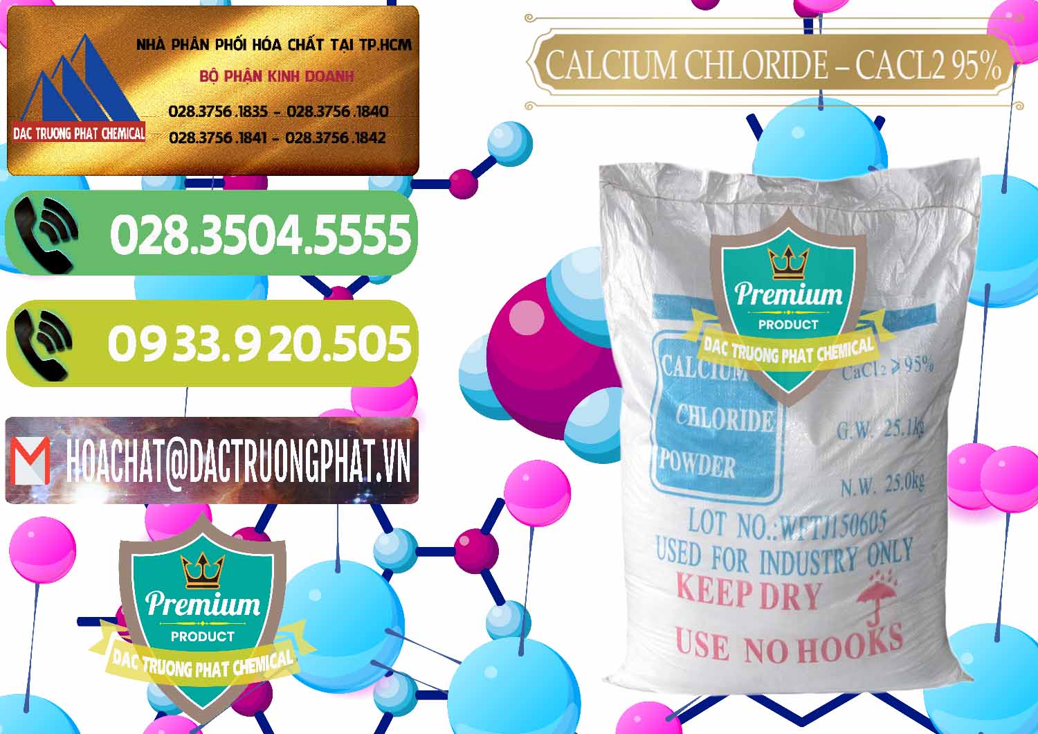 Chuyên cung cấp và bán CaCl2 – Canxi Clorua 95% Trung Quốc China - 0039 - Đơn vị phân phối & bán hóa chất tại TP.HCM - hoachatmientay.vn